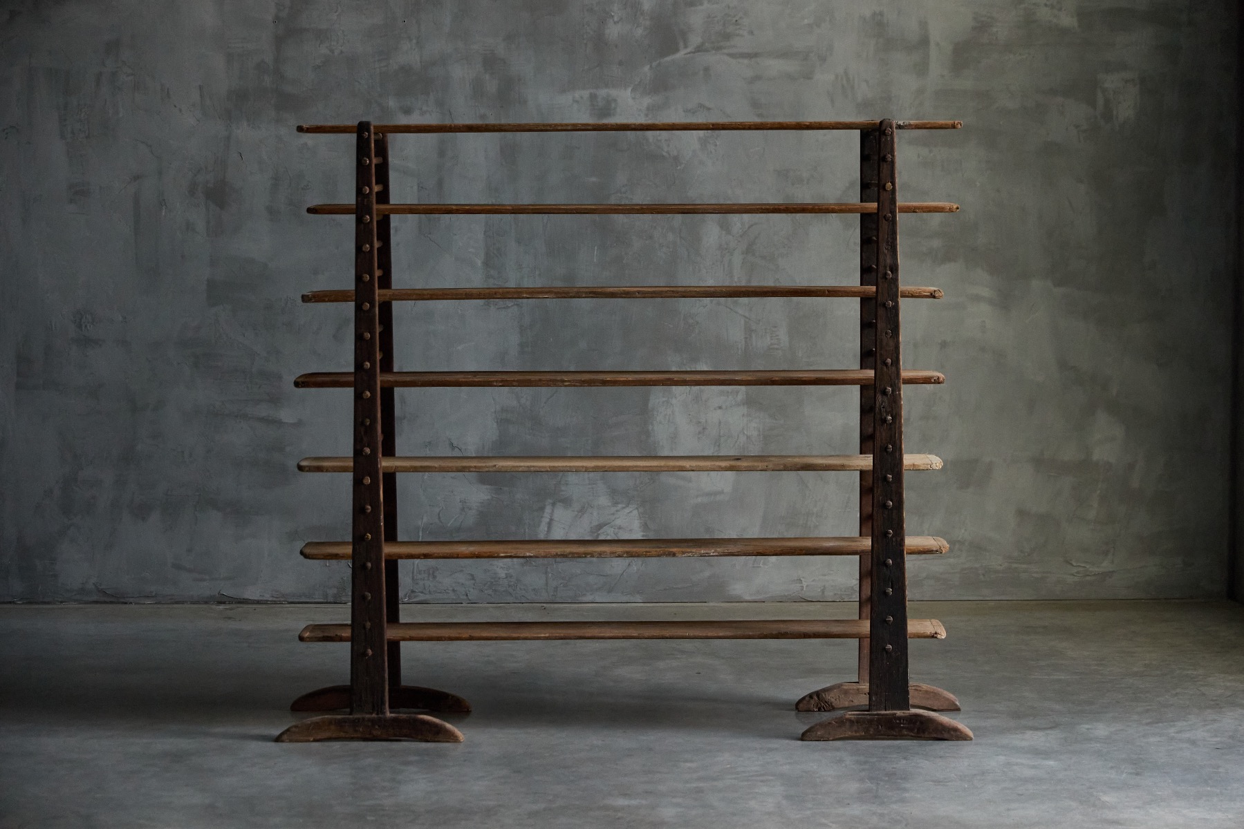 Antique rustic bakery rack 1800s