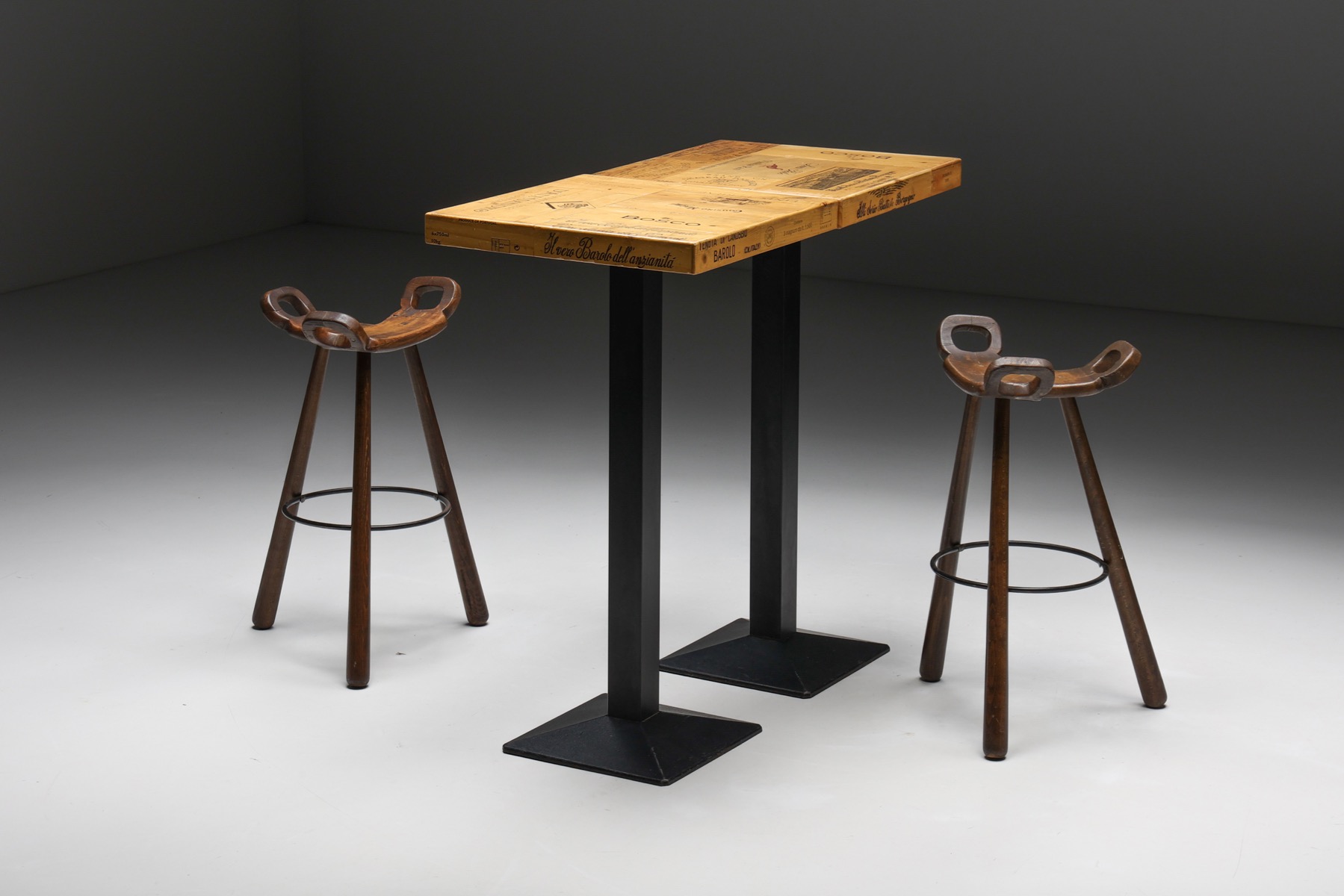 Belgian artisan high tables in modern design