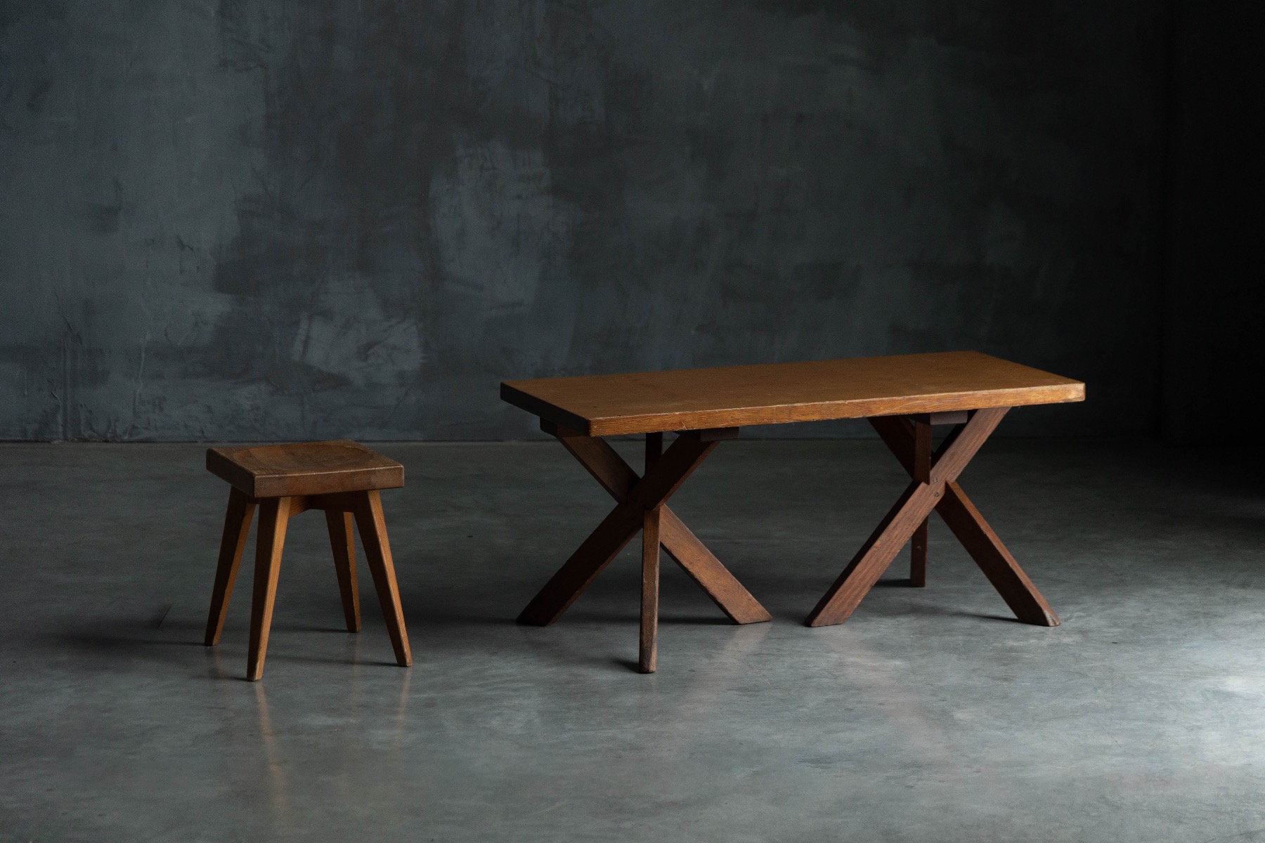 1960s Charlotte Perriand side table for Les Arcs resort