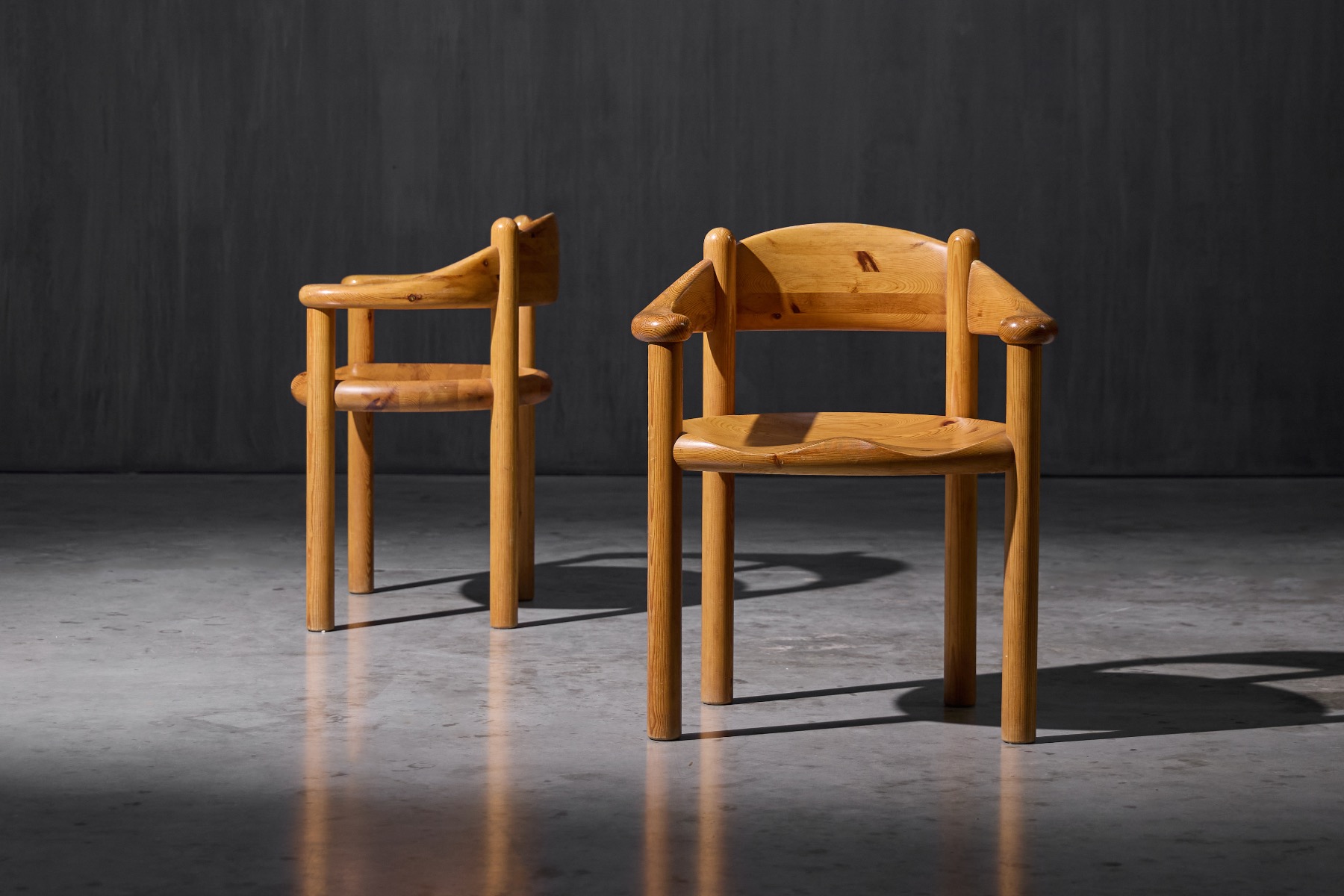 Danish 1970s pine armchairs by Rainer Daumiller for Hirtshals Savvaerk