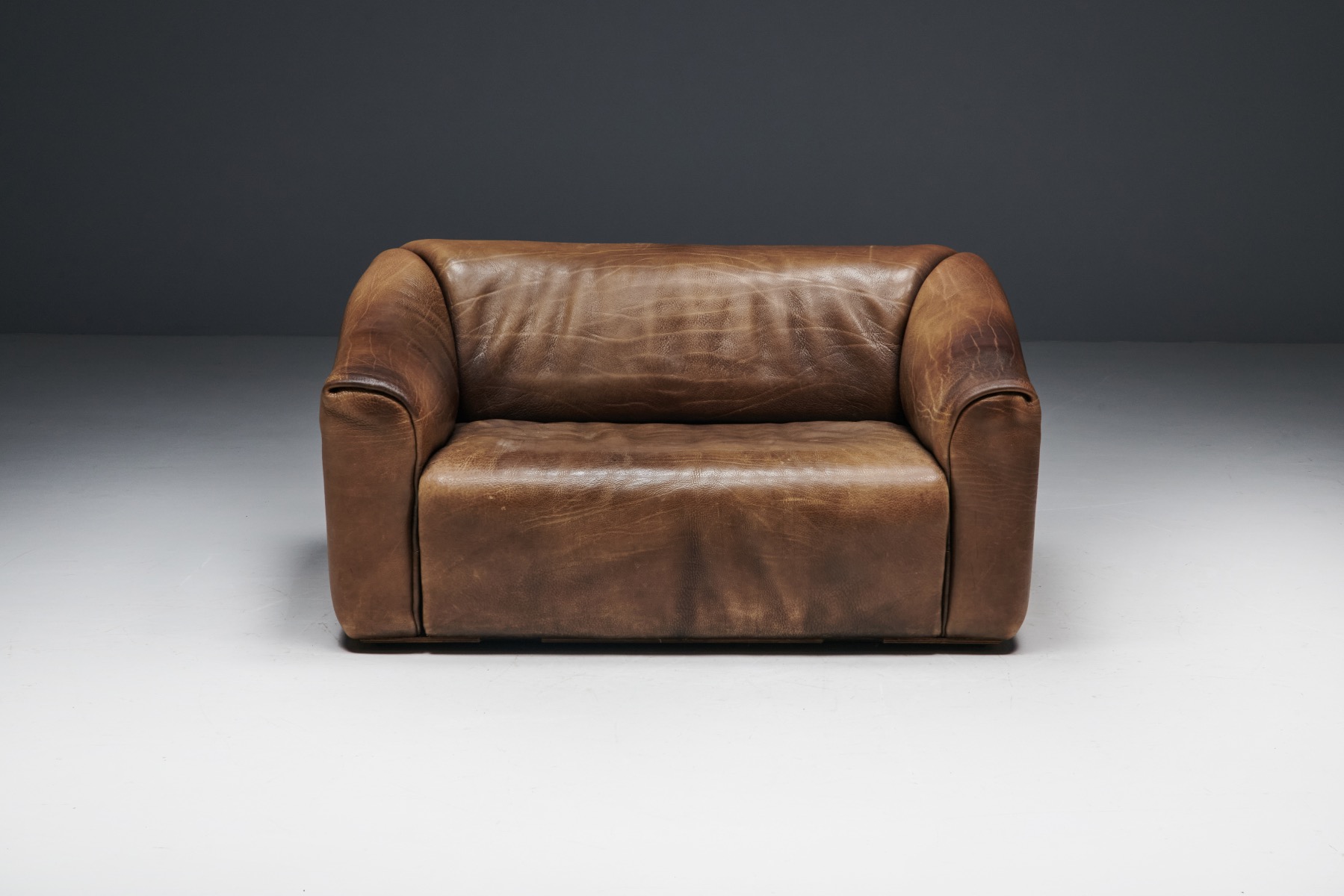 DS-47 sofa by De Sede in neck leather from the 1970s design