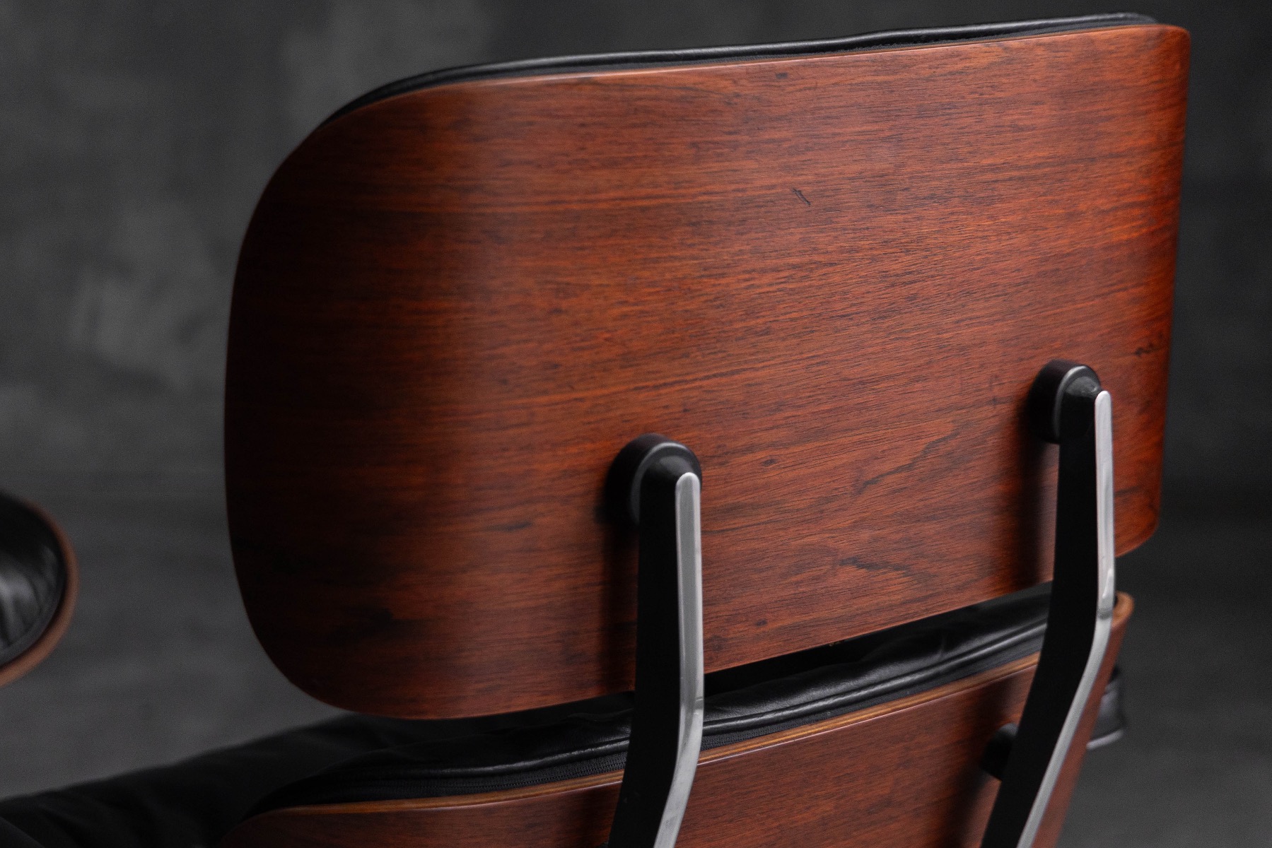 Original Eames Lounge Chair with ottoman designed by Charles and Ray Eames