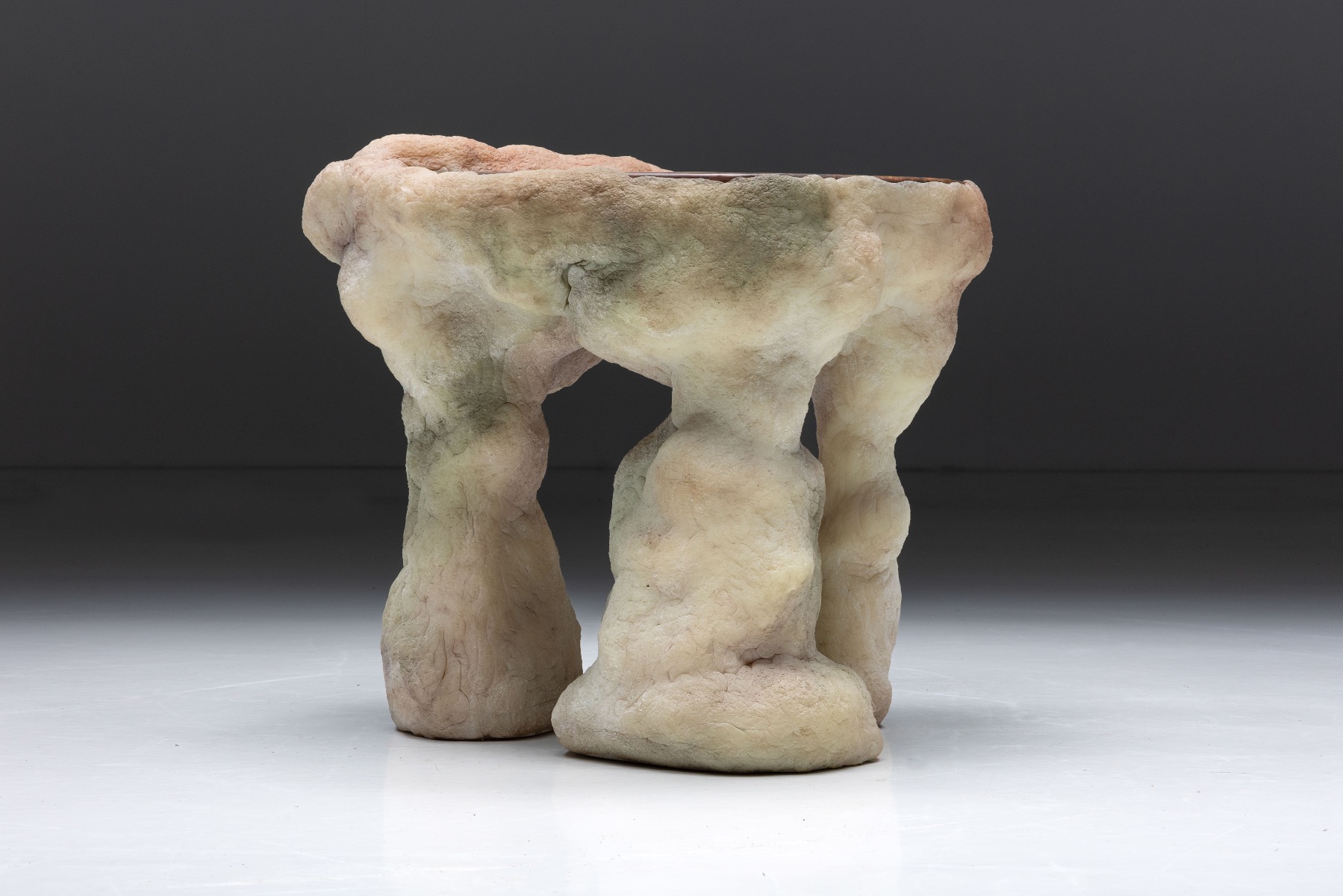 Elissa Lacoste lithic desk and chair design