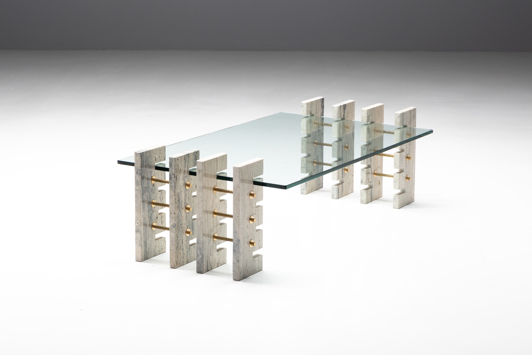 Gianfranco Ferré Home Fitzroy coffee table in travertine