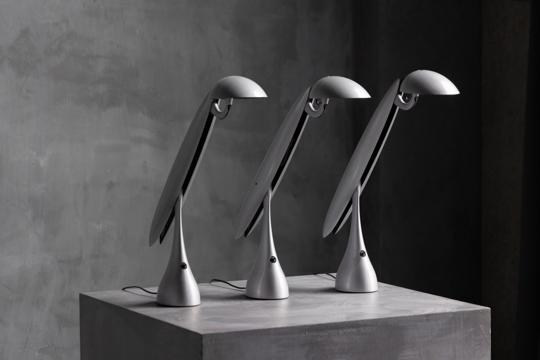 Isao Hosoe Heron desk lamp with postmodern design language