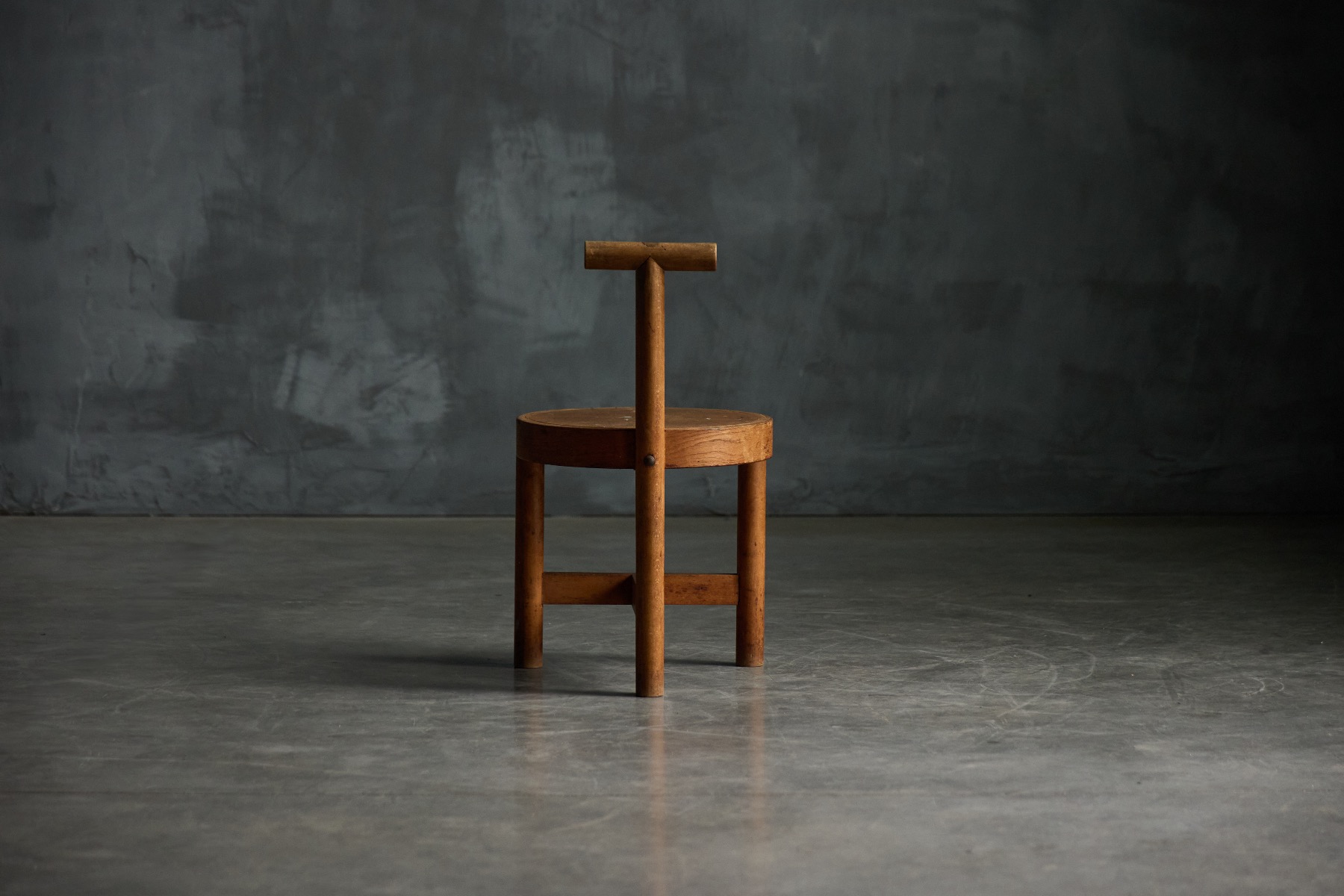 1958 Dutch modernist prototype stool by Rutjes and den Boon