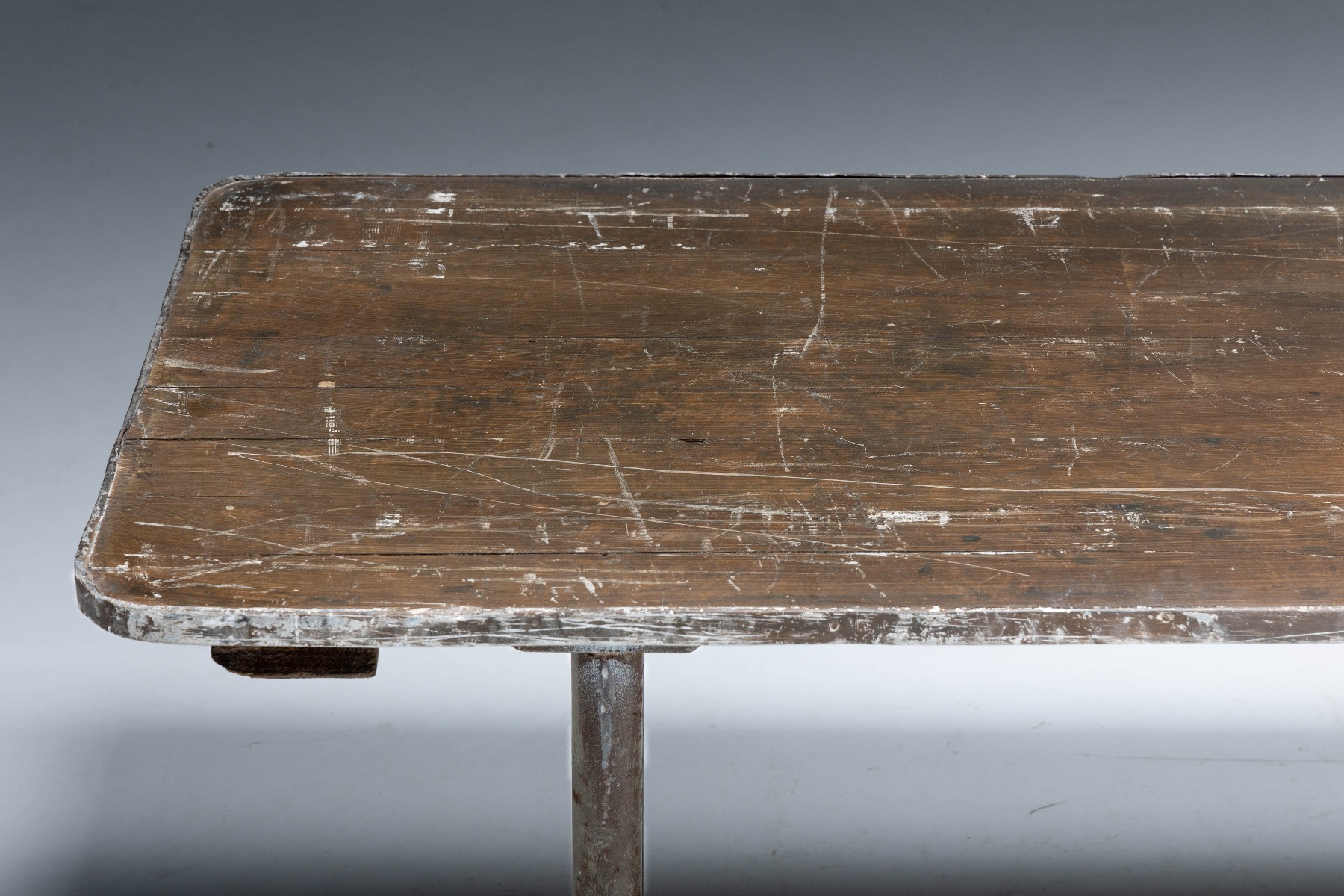 Industrial Butcher Dining Table - 1950s