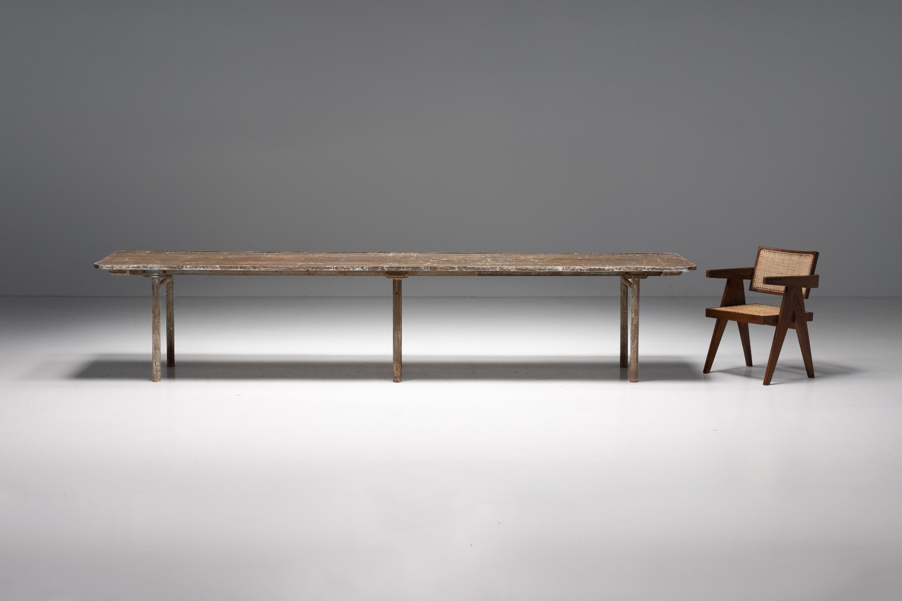 Industrial Butcher Dining Table - 1950s