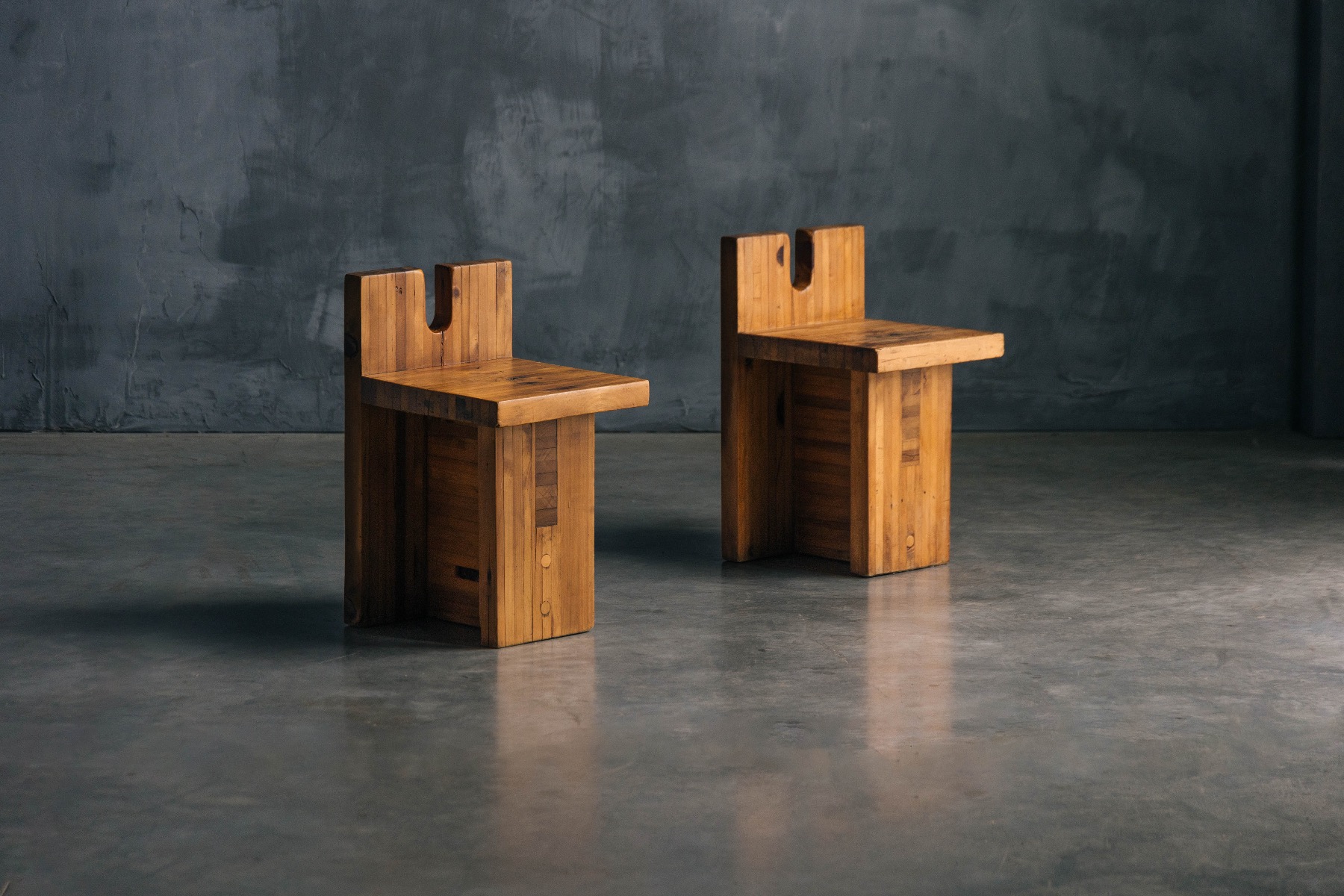 Lina Bo Bardi SESC Pompeia stools Brazil