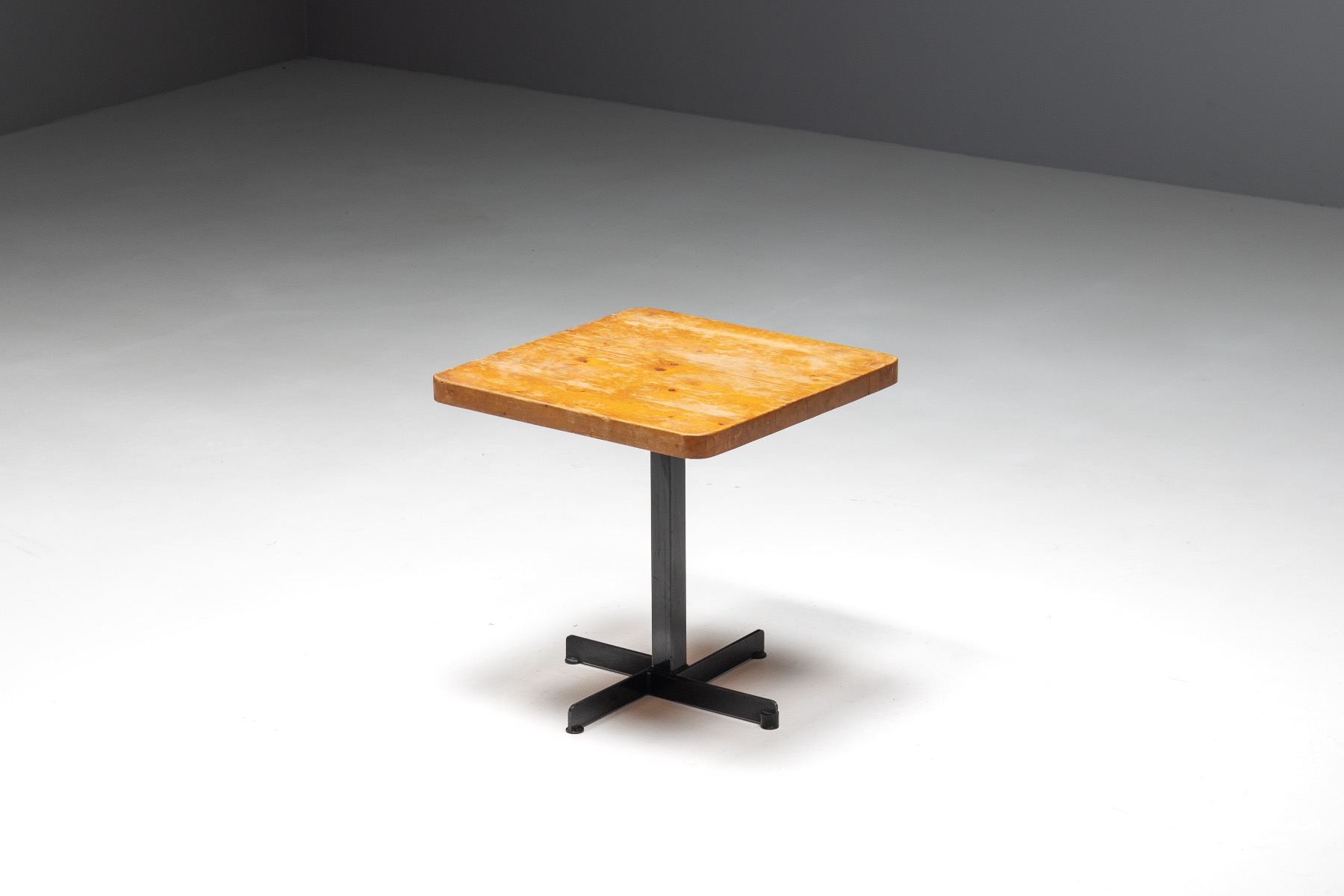 Charlotte Perriand Les Arcs square table from the 1960s design