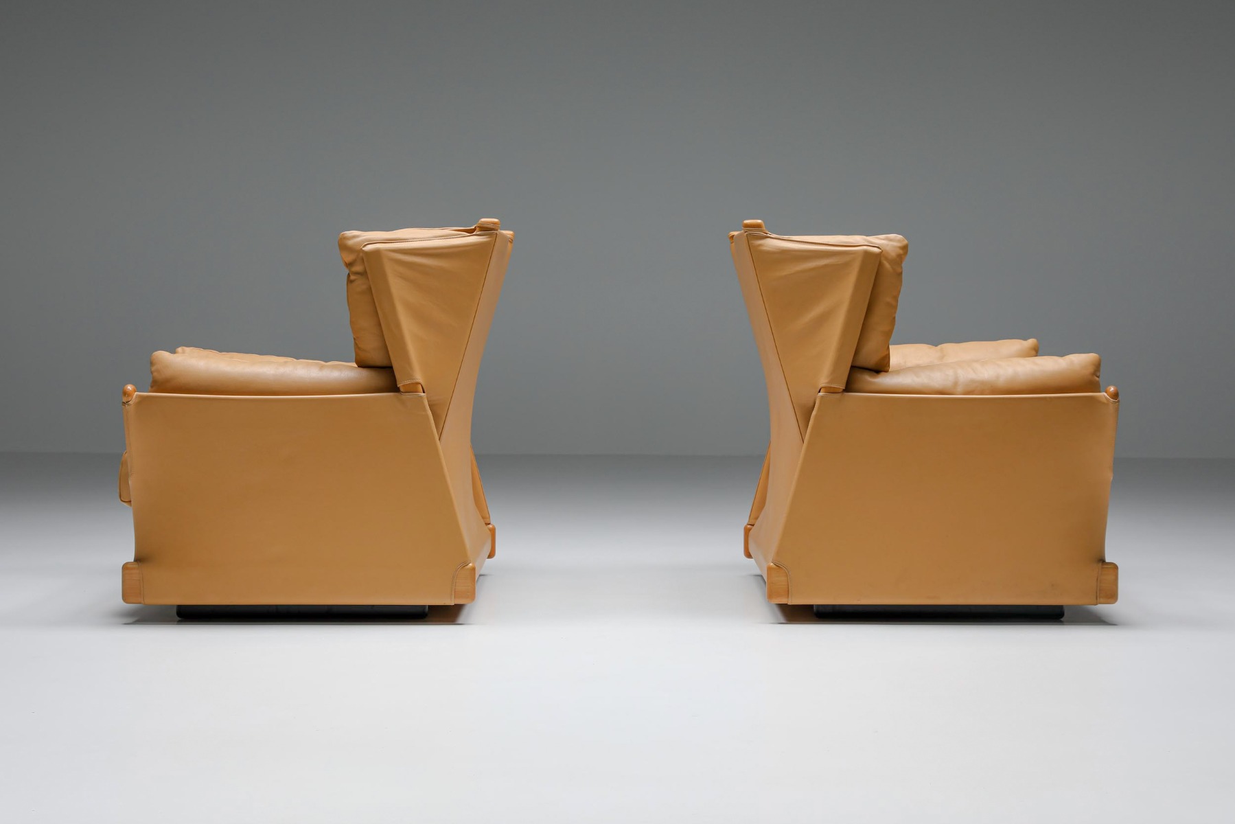 Piero Martini Viola d Amore armchairs for Cassina from 1977 design