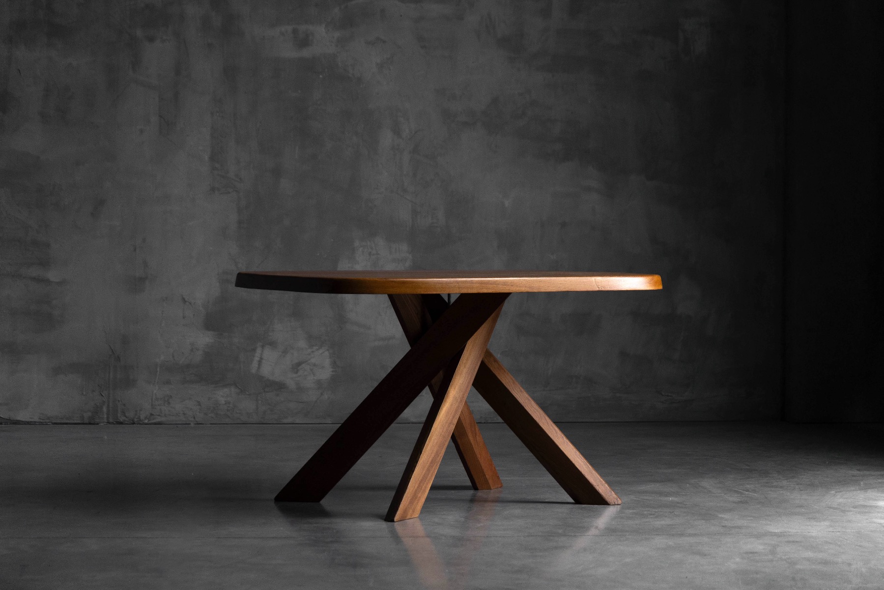 Pierre Chapo T35 dining table crafted in solid wood