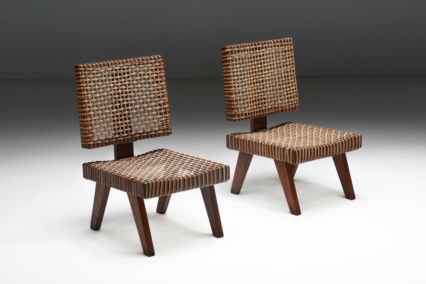 Pierre Jeanneret low easy chair from 1955 design