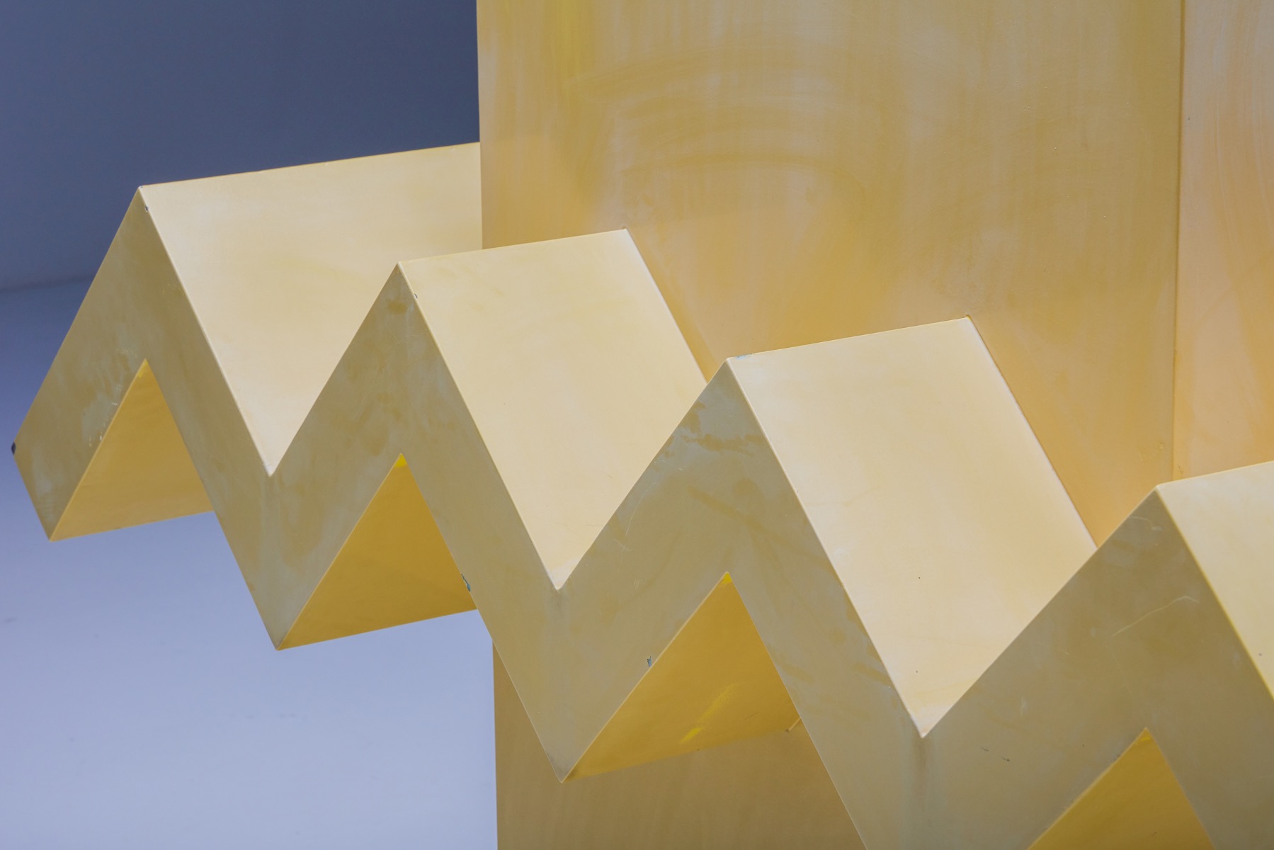 Belgian postmodern steel sculpture designed by Renaat Ramon