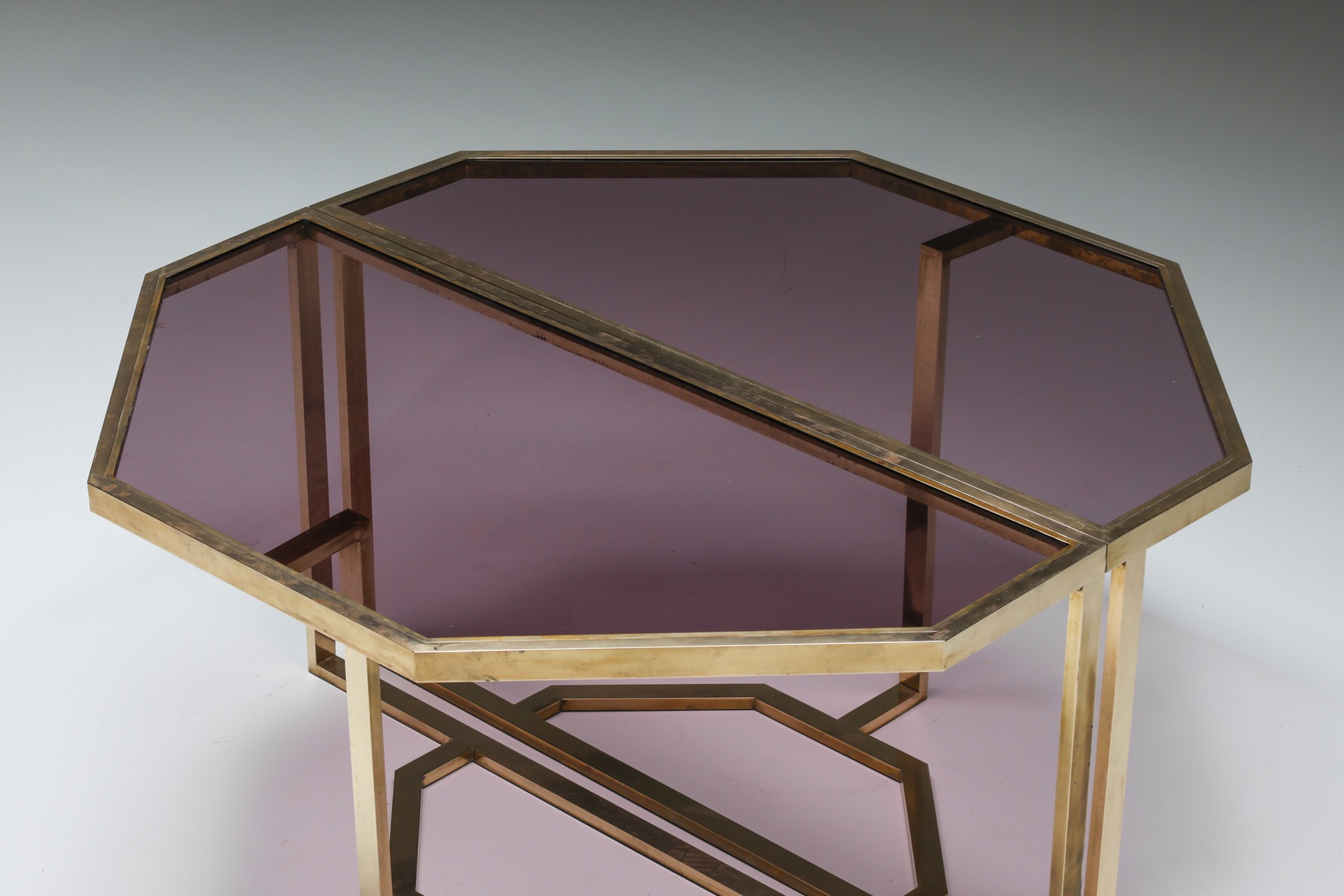 Regency dining tables in Maison Jansen style from the 1970s design