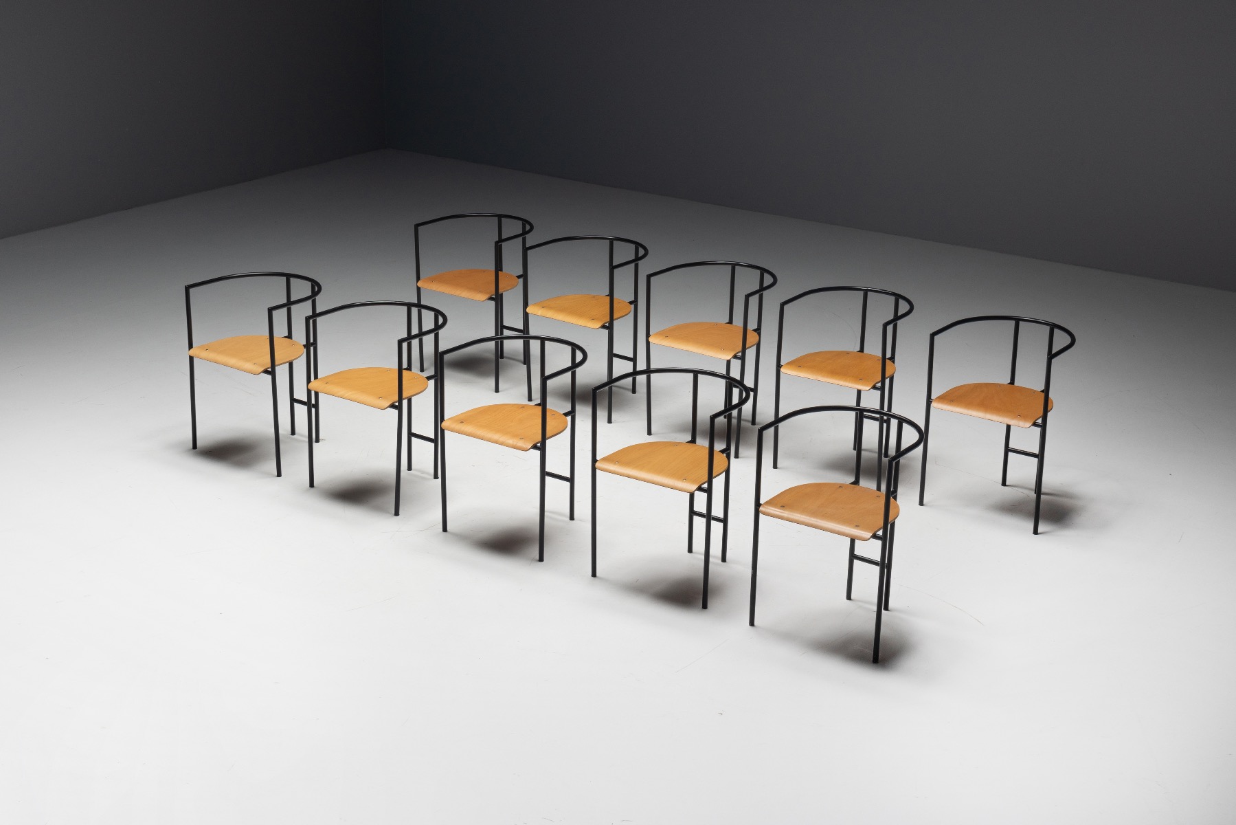 Rodney Kinsman Tokyo armchairs for Bieffeplast