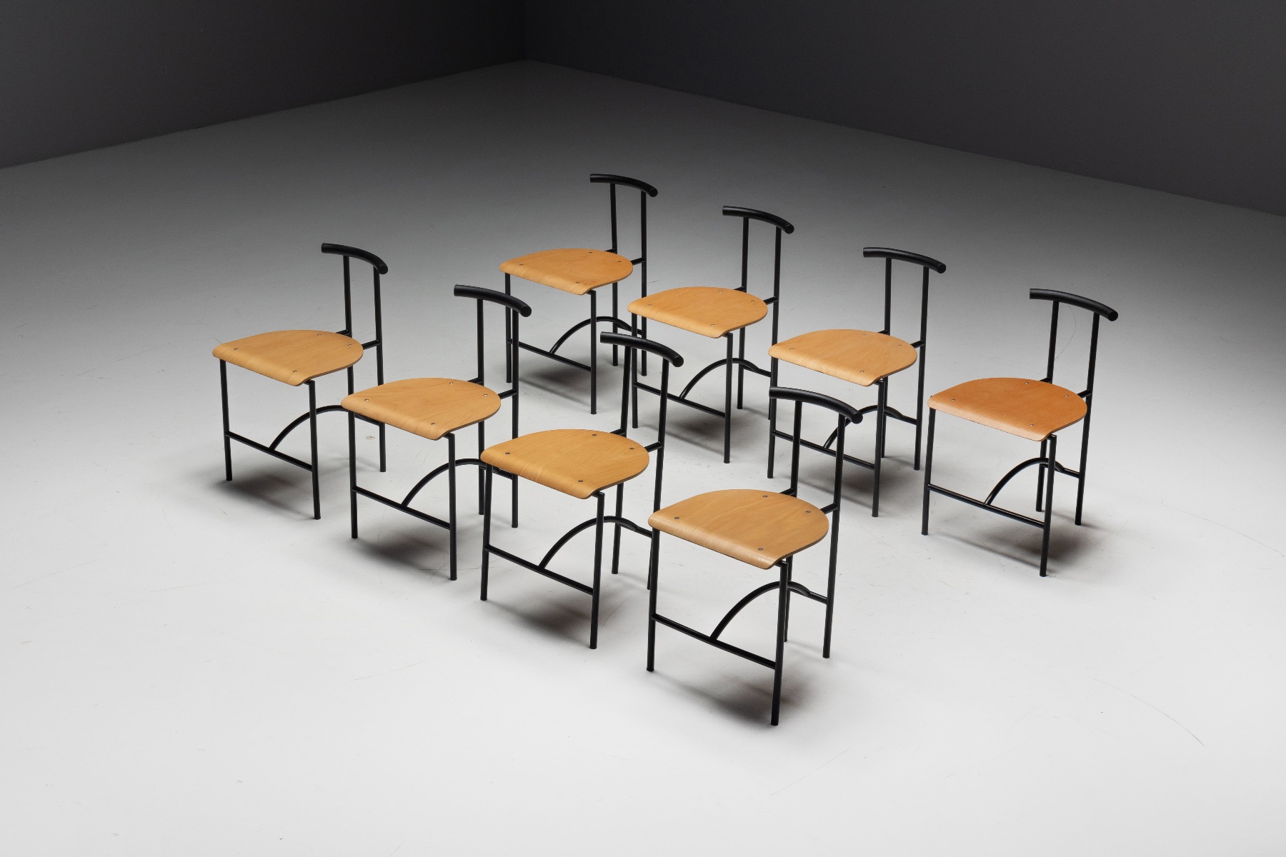 Rodney Kinsman Tokyo chairs for Bieffeplast