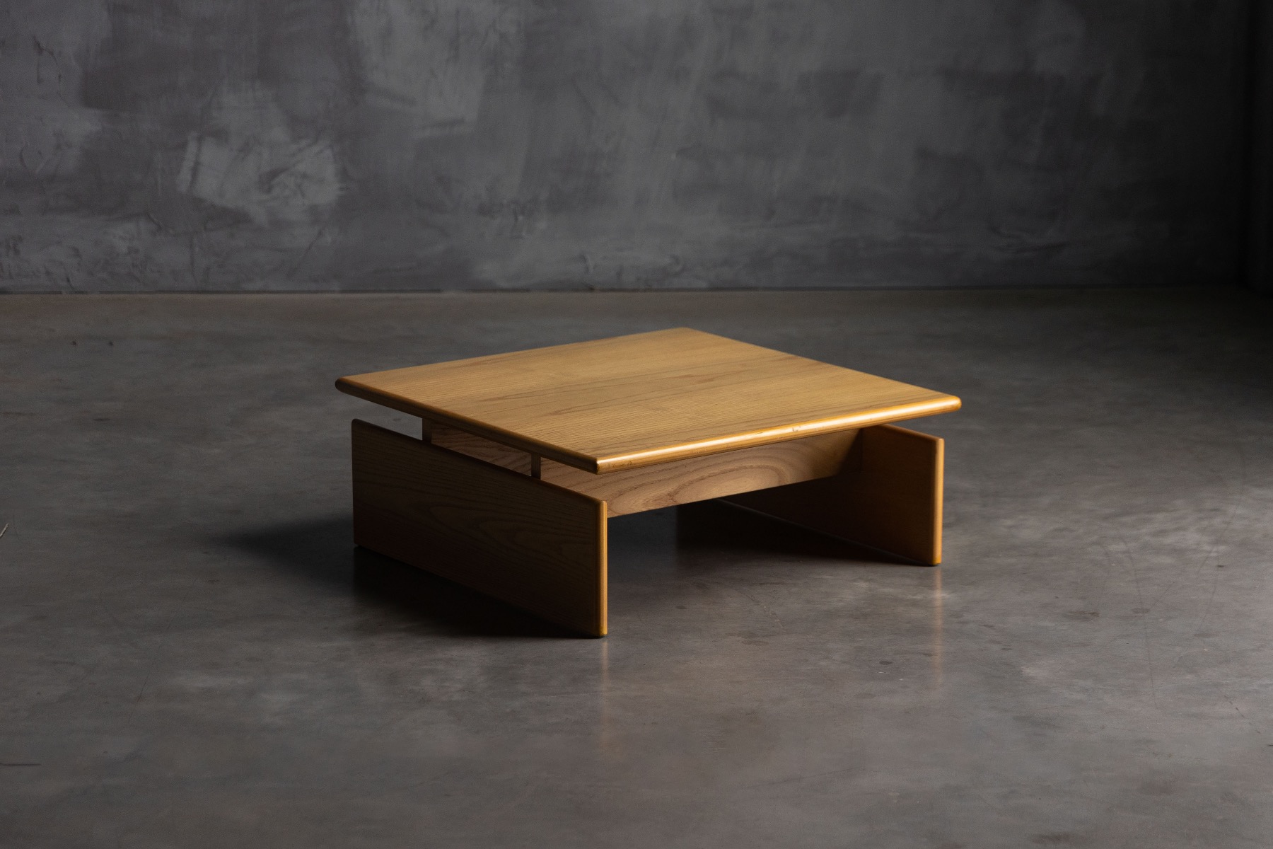 Scandinavian coffee table with mid century modern design