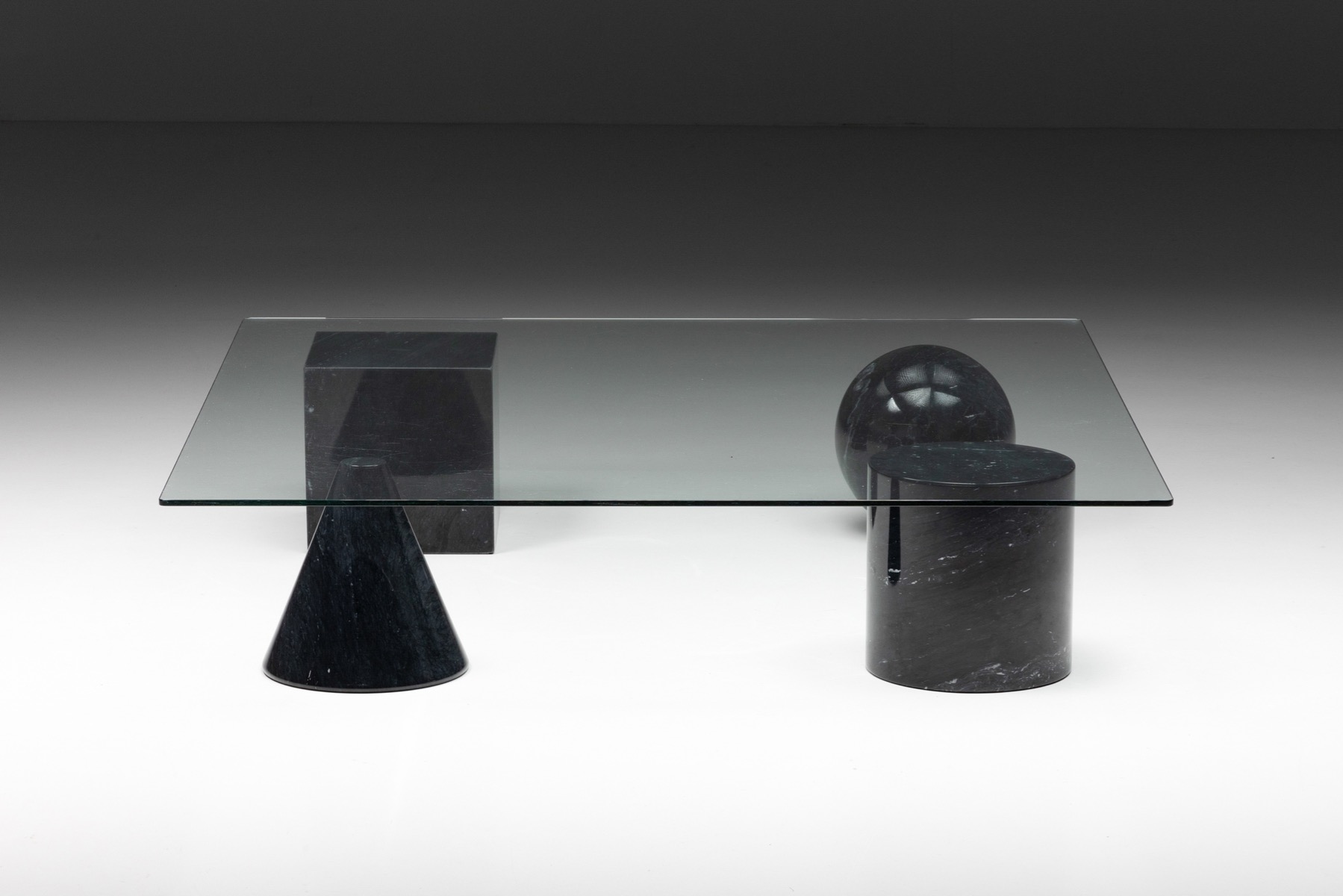 Vignelli style coffee table from the 1970s modern design