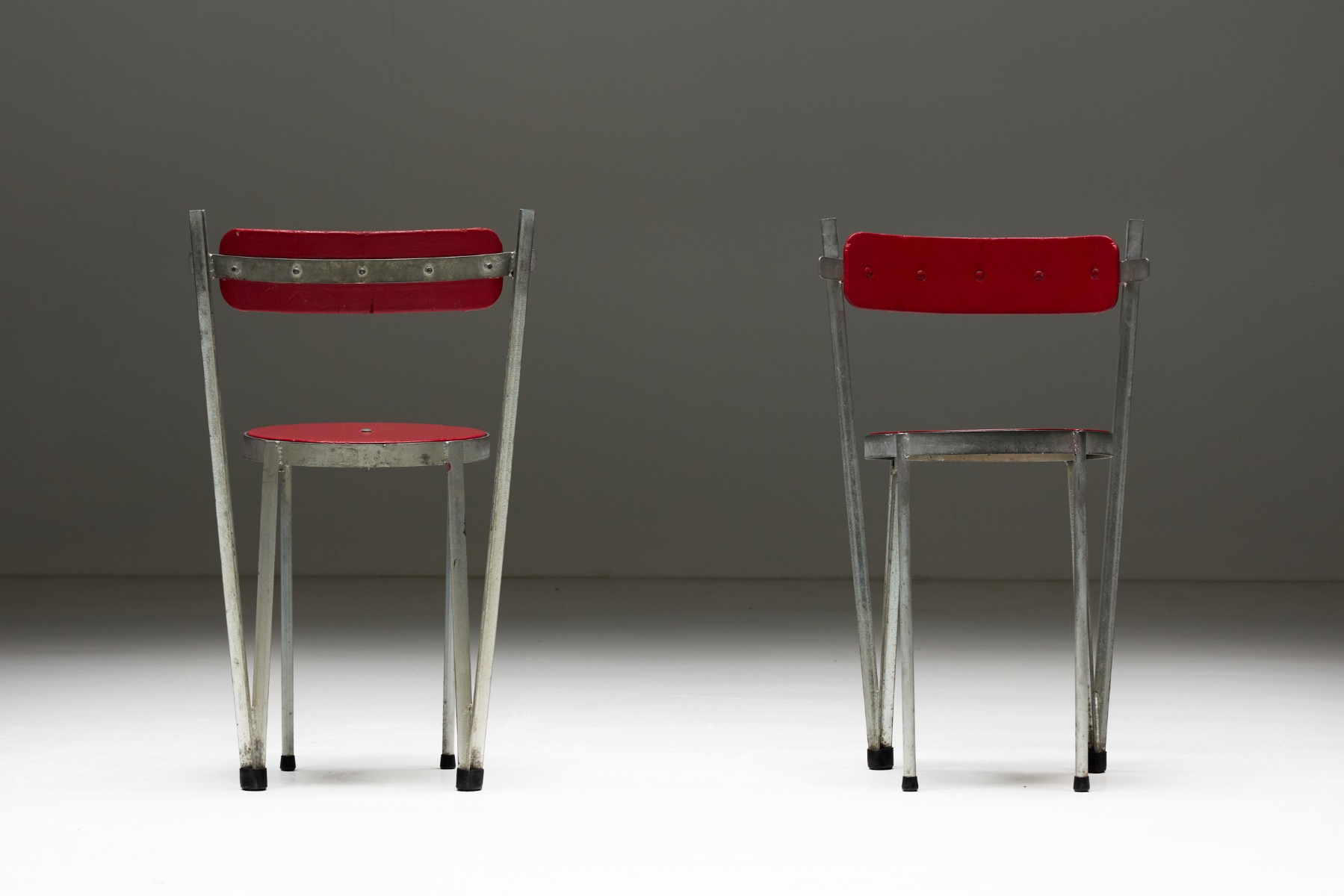 Vintage industrial chair from the 1940s design