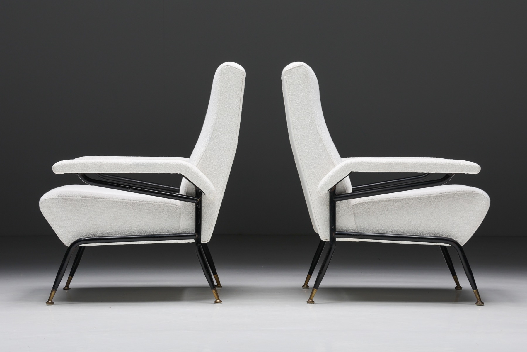 Vintage armchairs in Wim Rietveld style from the 1970s