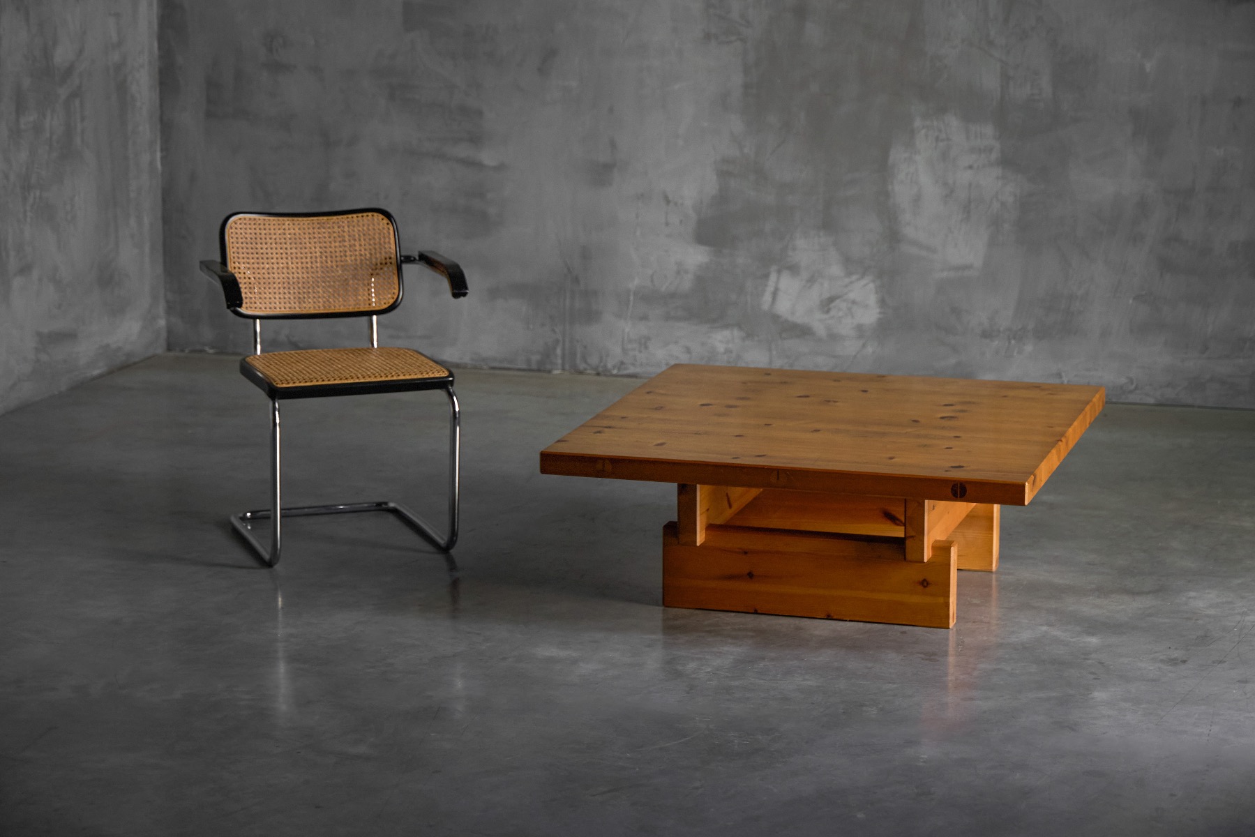 Scandinavian Kvadrat coffee table from the 1970s