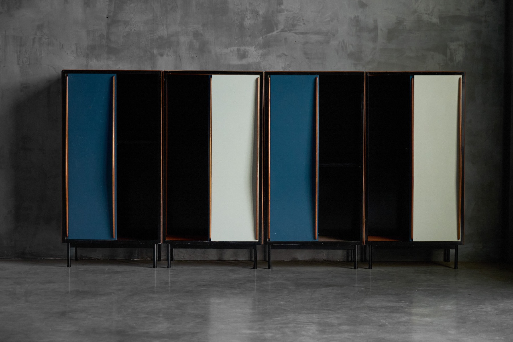 Belgian modernist wardrobe by Willy Van Der Meeren produced by Tubax