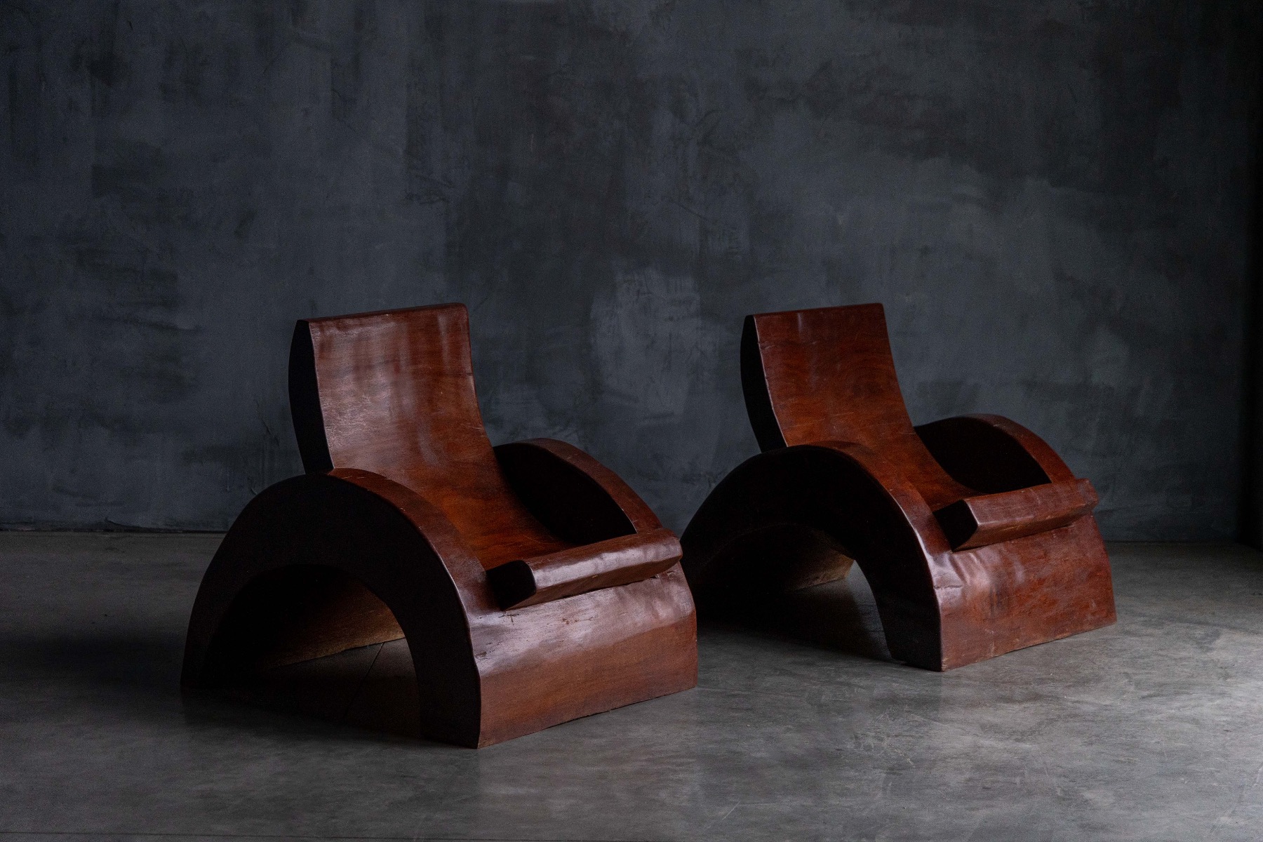 Brazilian modern lounge chairs by José Zanine Caldas