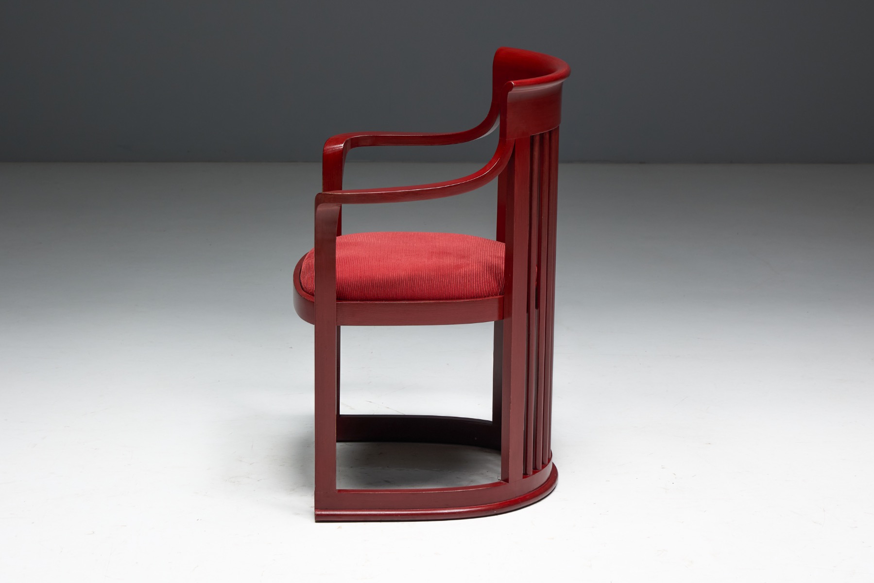 Architectural Japanese dining set inspired by Frank Lloyd Wright