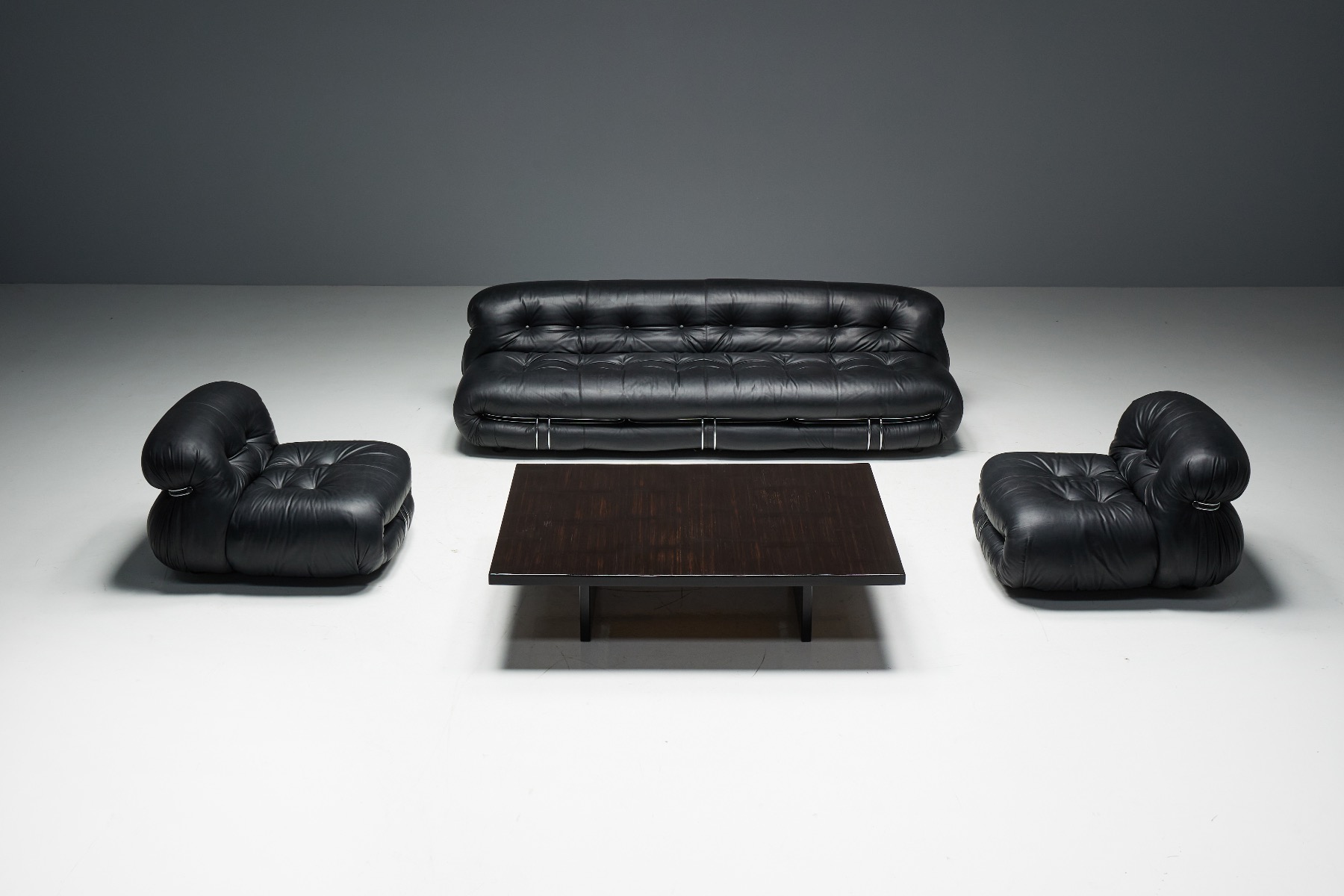 Soriana Lounge Chairs by Afra & Tobia Scarpa for Cassina - 1970s