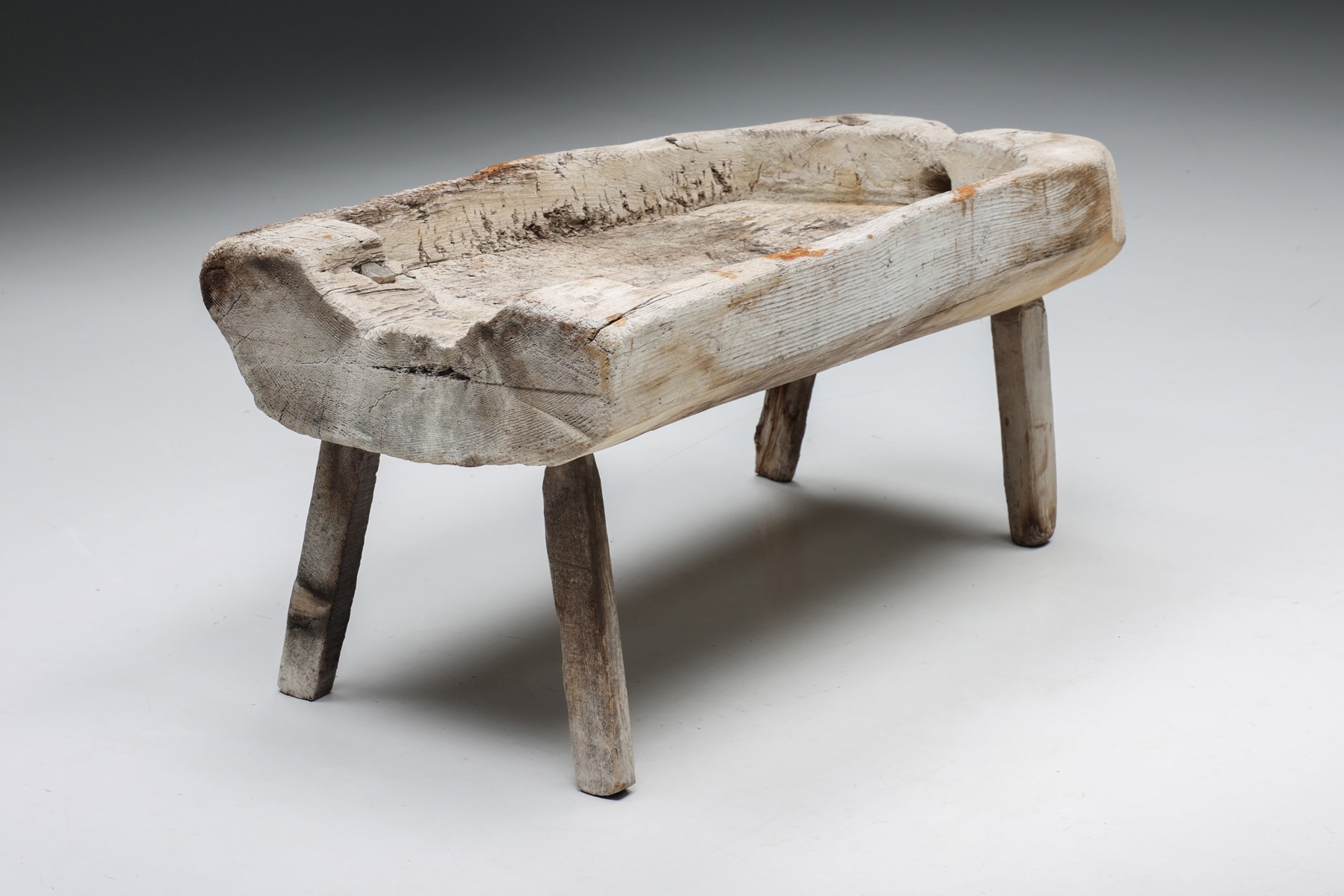 1950s rustic water trough in wooden design