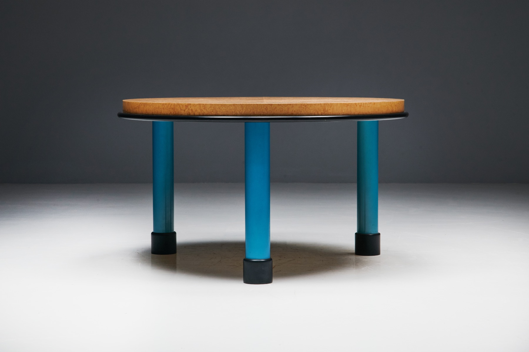Burl Wood Memphis Table by Ettore Sottsass - 1990s