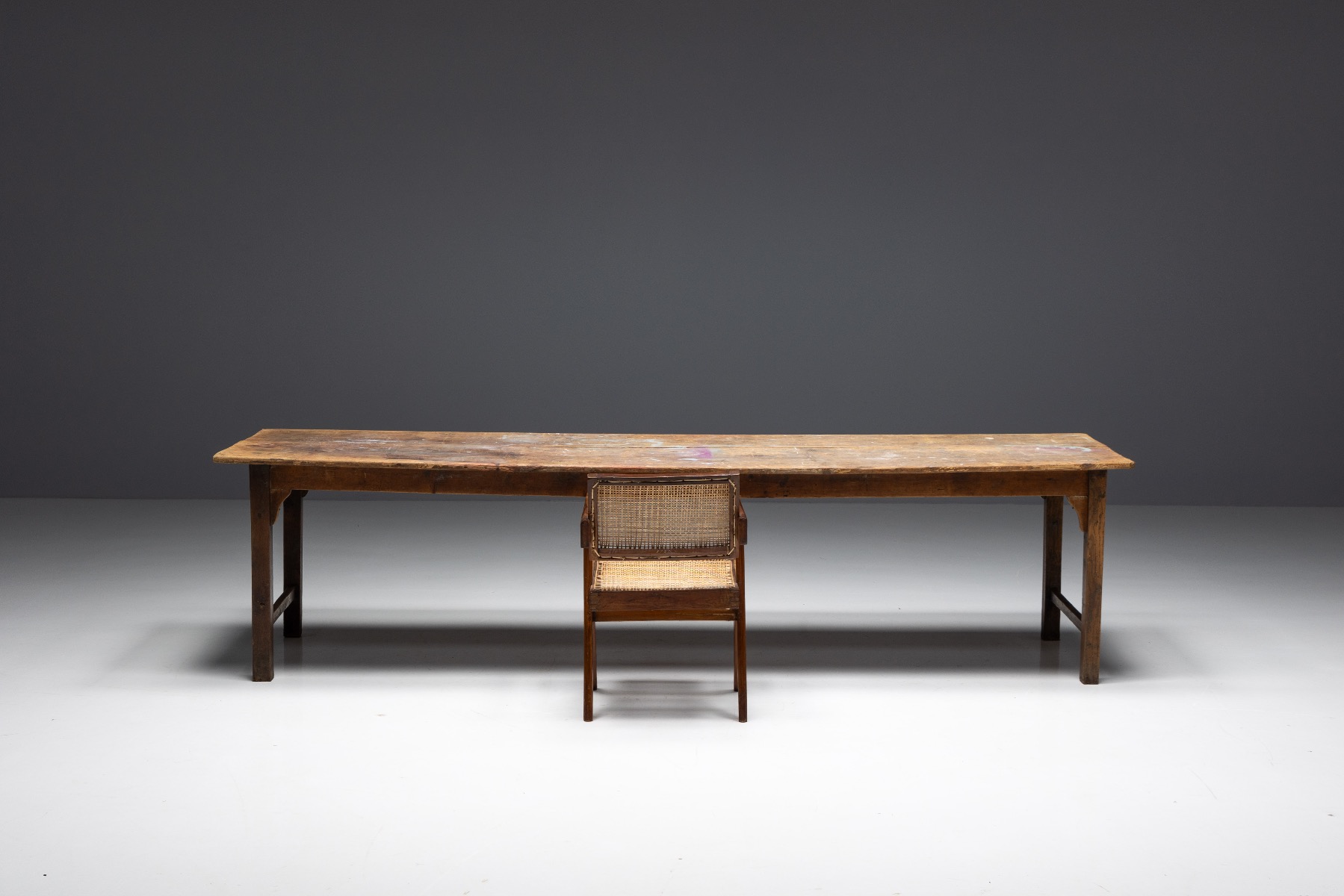 Antique primitive rural dining table 1800s