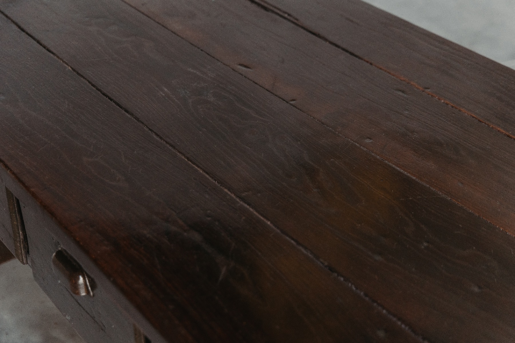 Antique wabi sabi wooden console 1800s