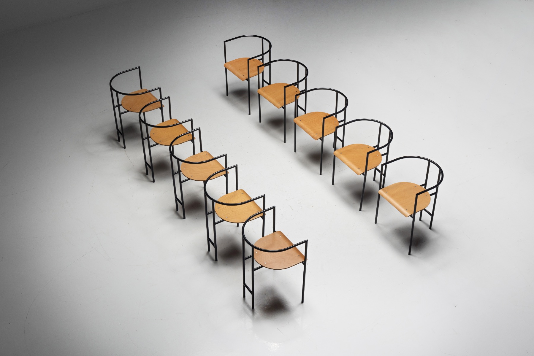 Bieffeplast Tokyo armchairs 1980s Italy
