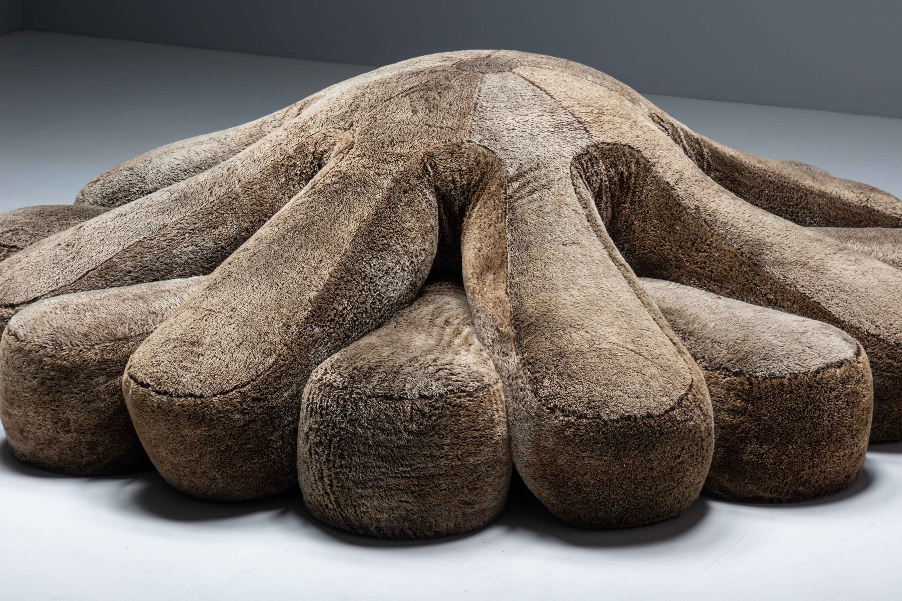 Edra Aster Papposus sofa by the Campana brothers with organic form