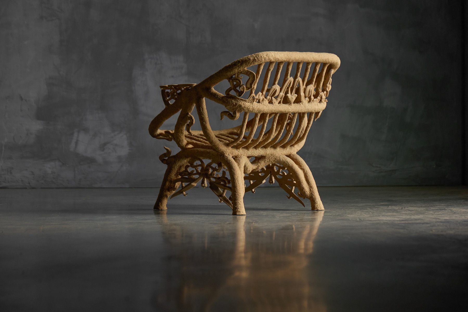 Sculptural lounge chair from the Goo series by Schimmel and Schweikle