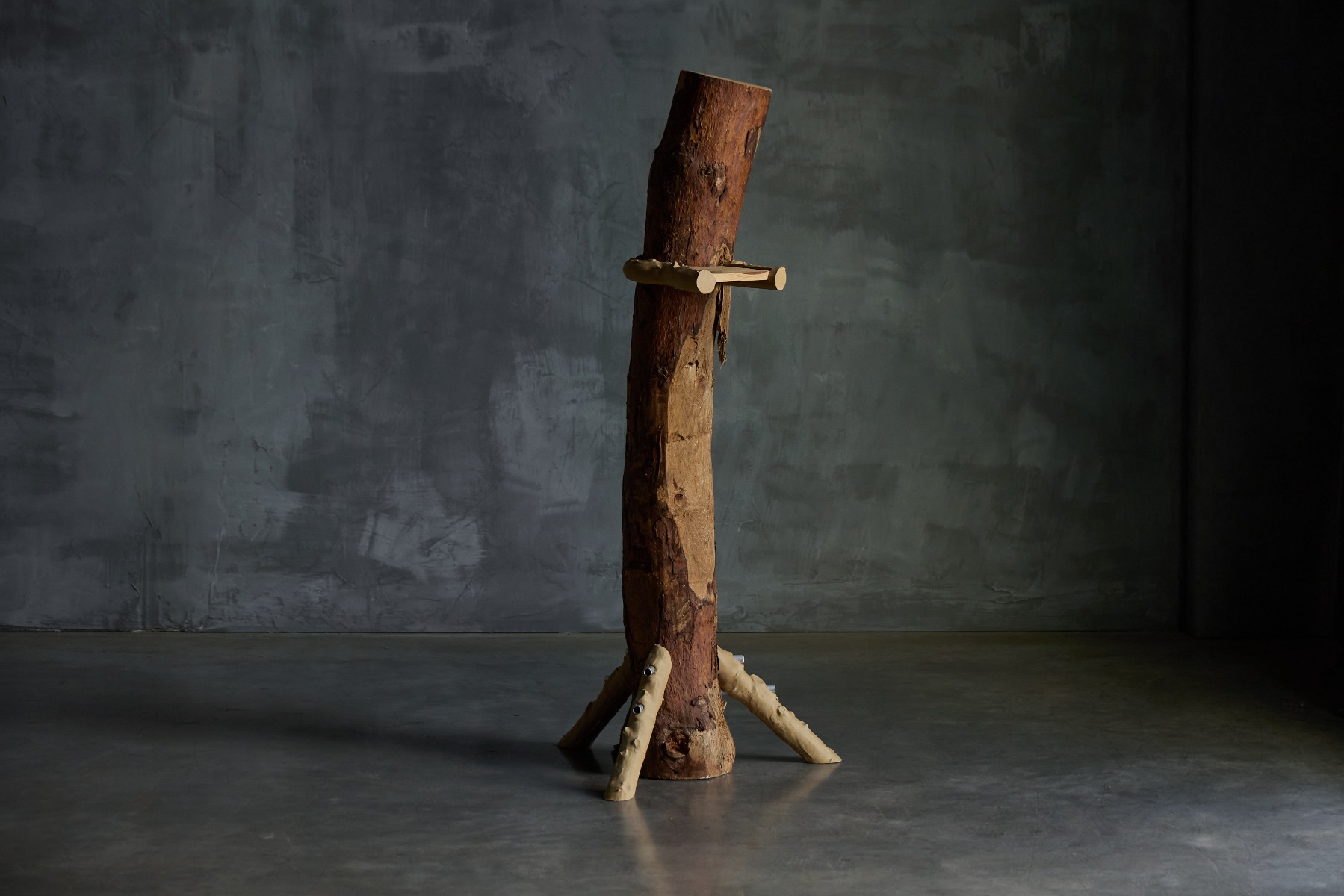 Sculptural shelf with conceptual design by Schimmel and Schweikle