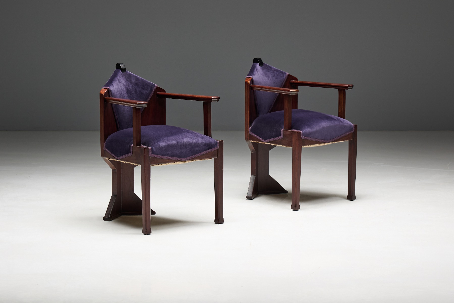 Dutch Art Deco armchair Amsterdam School