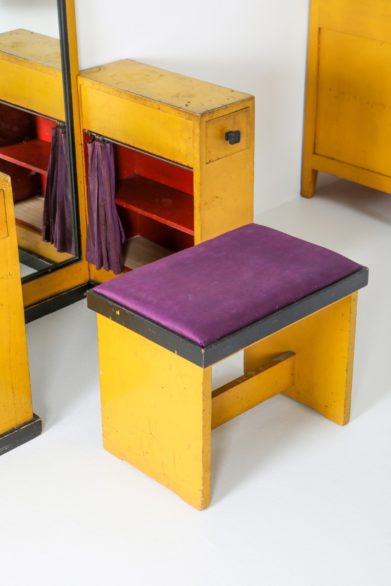 Vintage stool by Hendrik Wouda from 1924