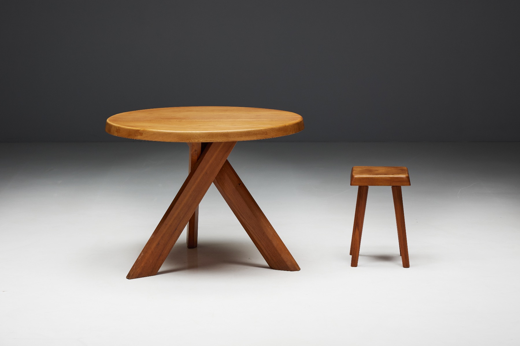 French design S01 stool by Pierre Chapo