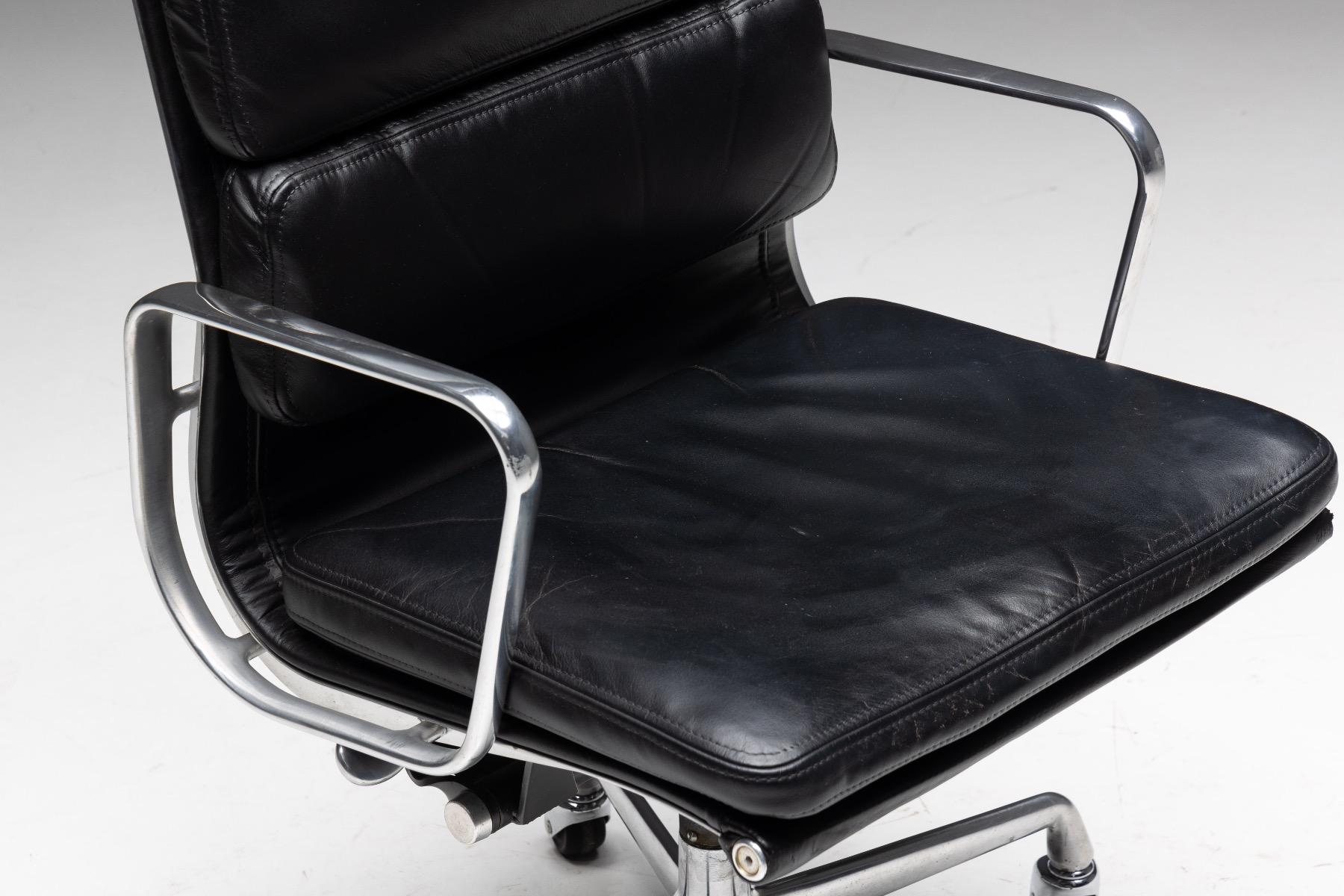 Herman Miller office chair with soft pad design by Eames