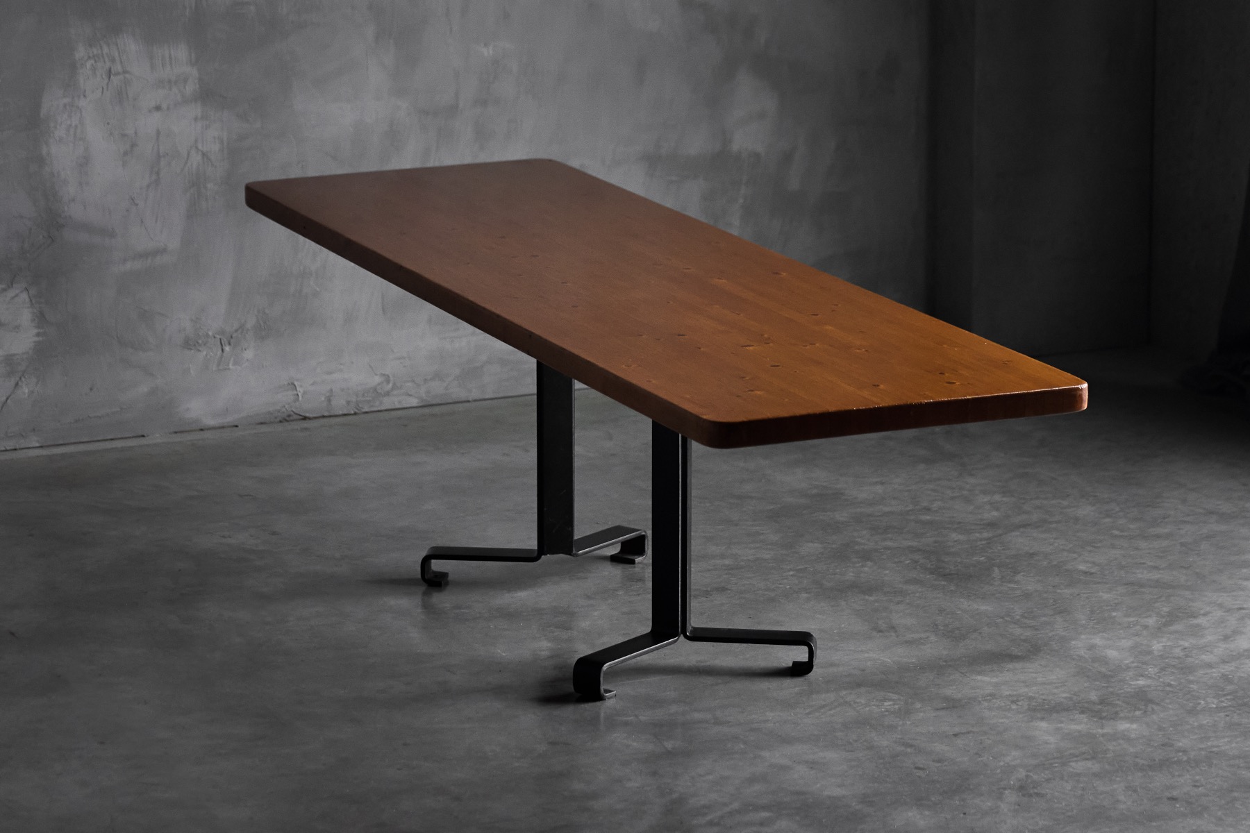 Modernist dining table from the Les Arcs 1800 project