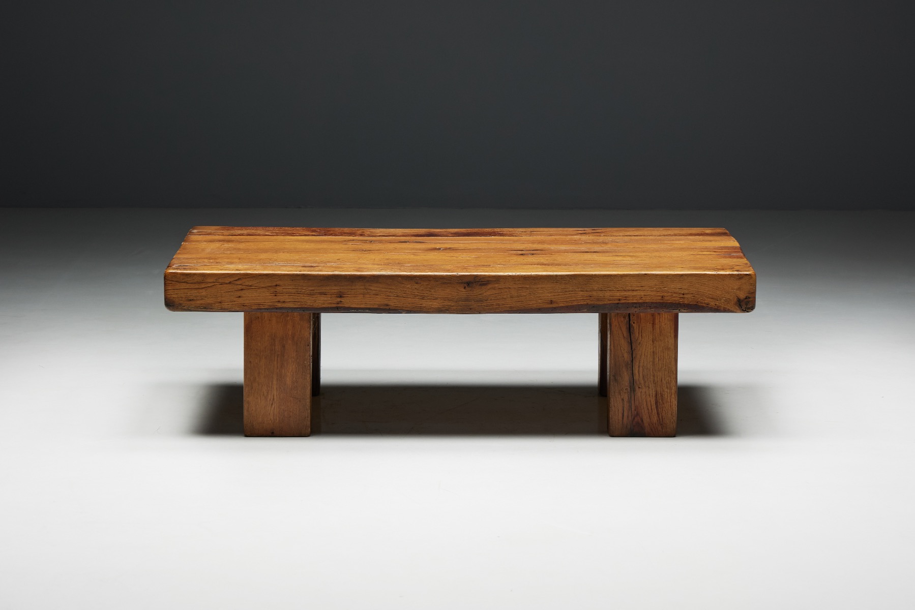 Mid century rustic coffee table handcrafted