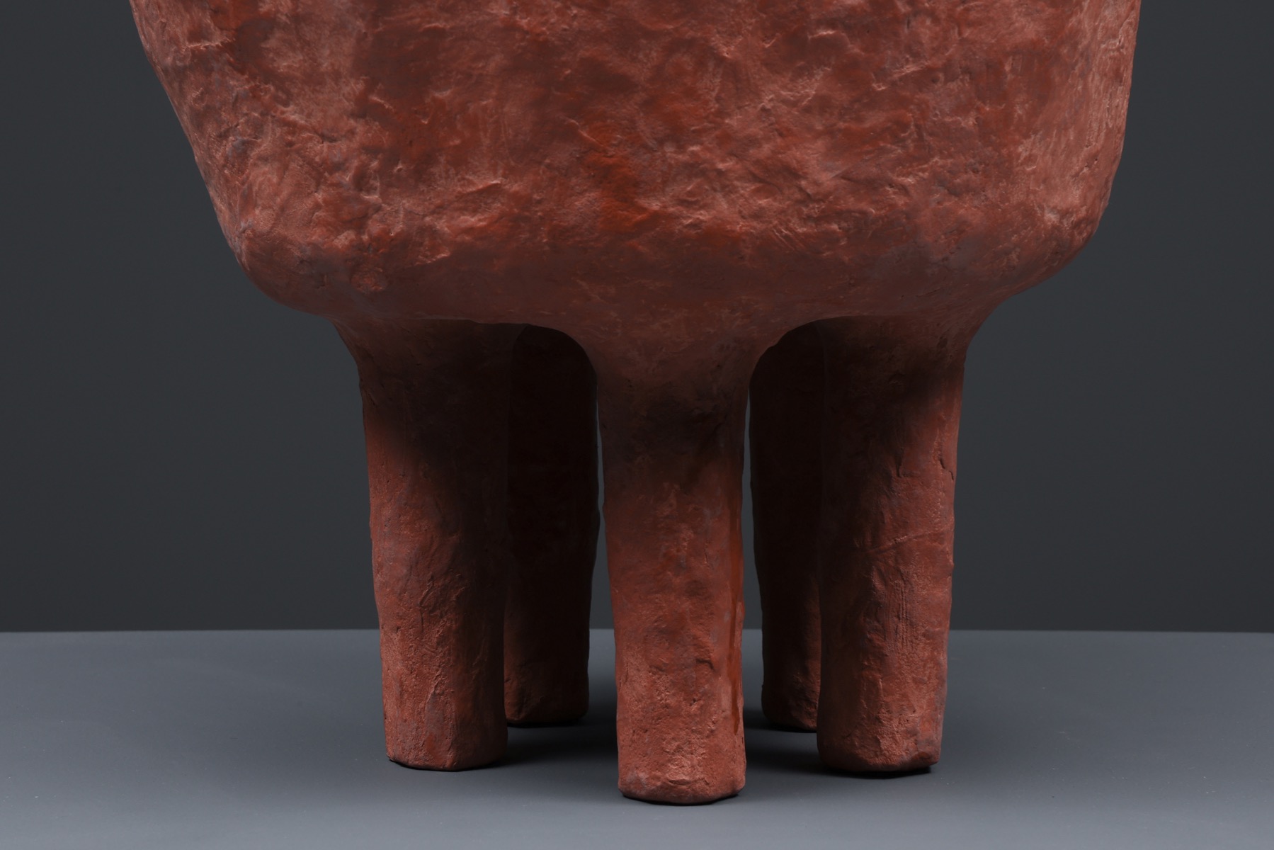 Modern Cotta vessel as sculptural object