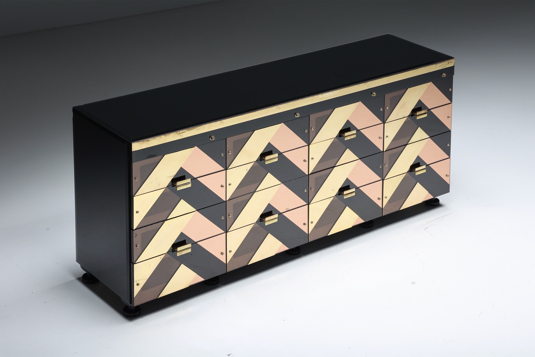 Modern Hollywood Regency sideboard from the 2000s style