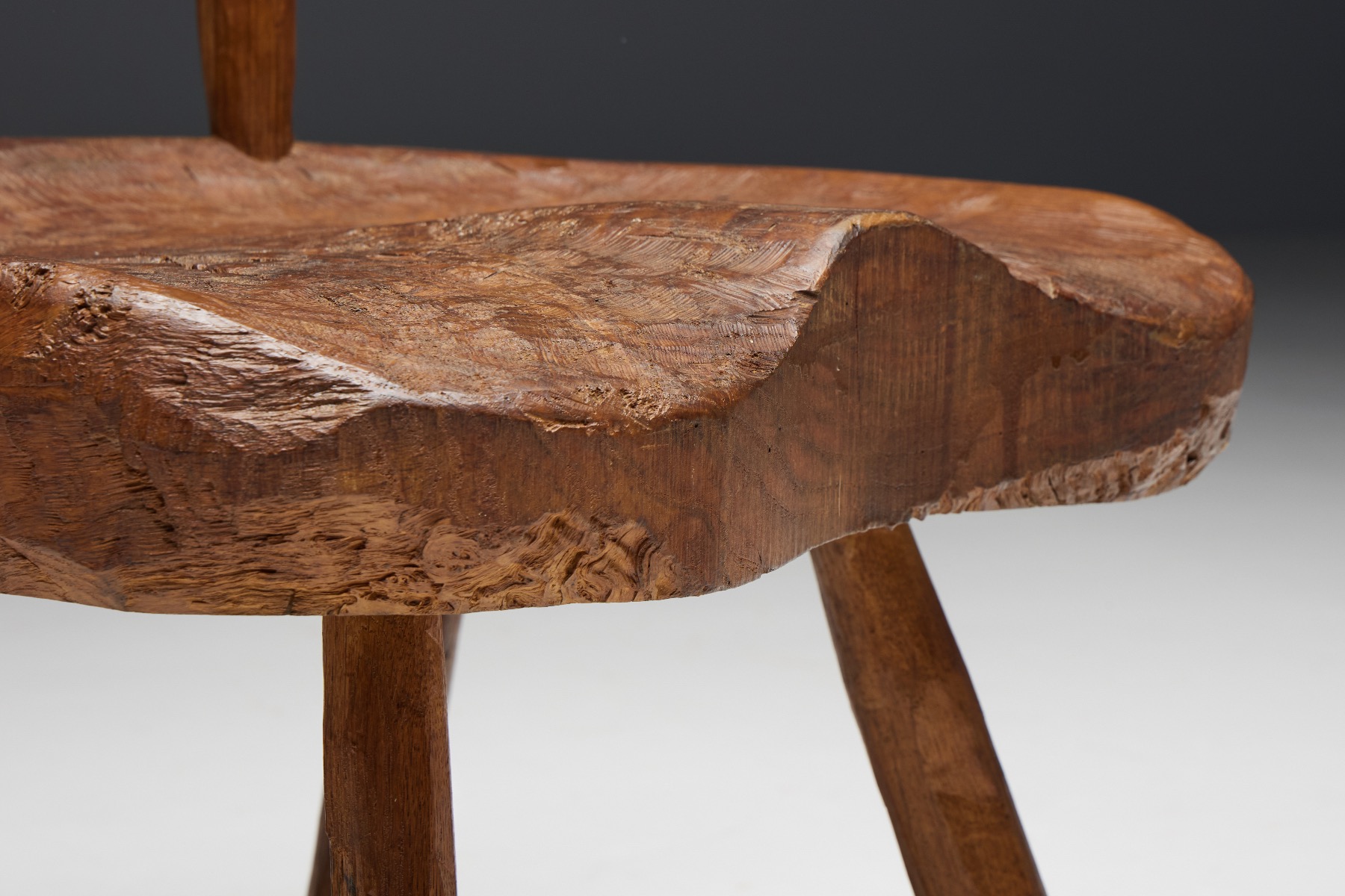 Rustic wabi sabi folk chair 1800s