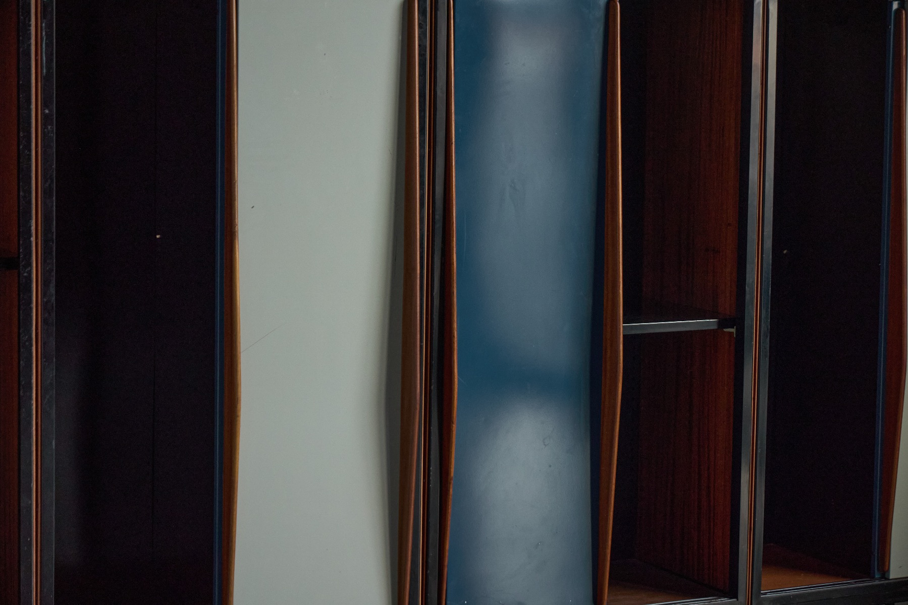 Tubax modernist wardrobe from the 1950s Belgian design period