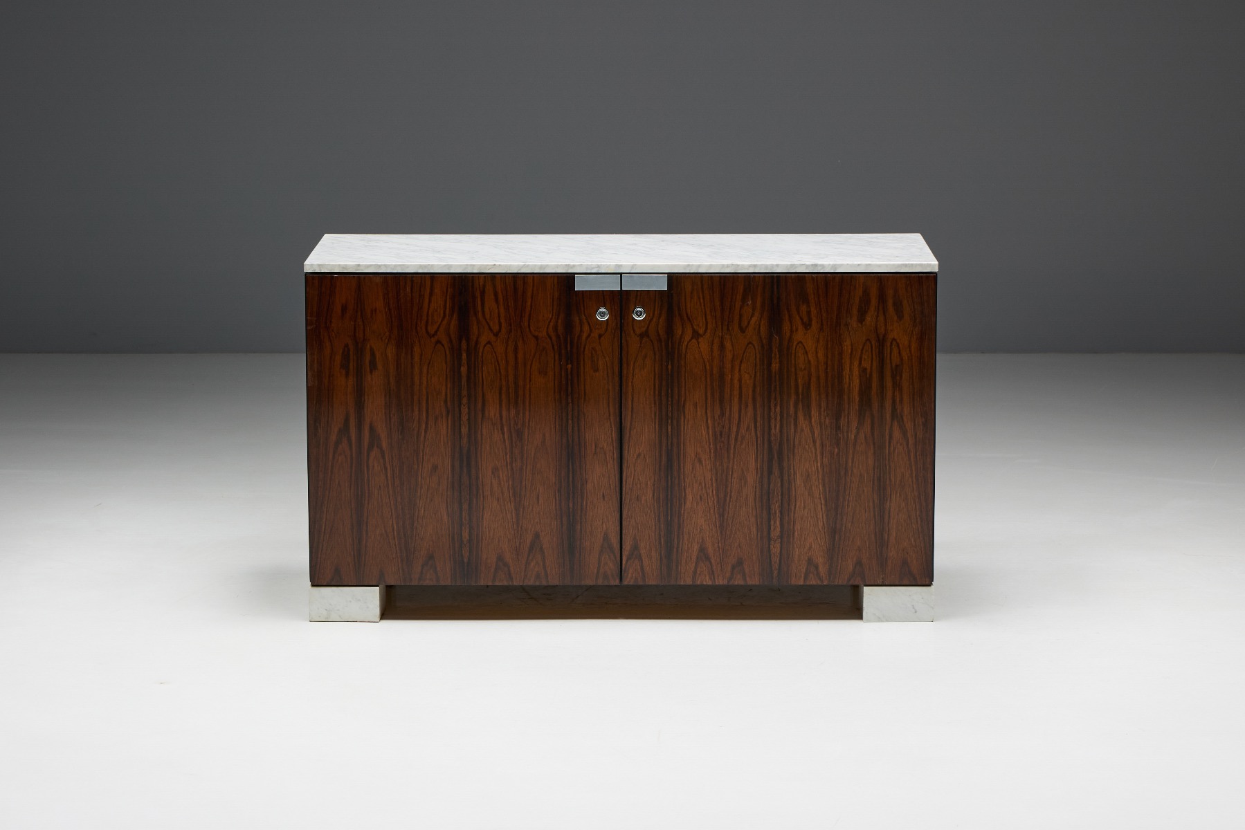 Vintage De Coene cabinet with Carrara marble from the 1960s