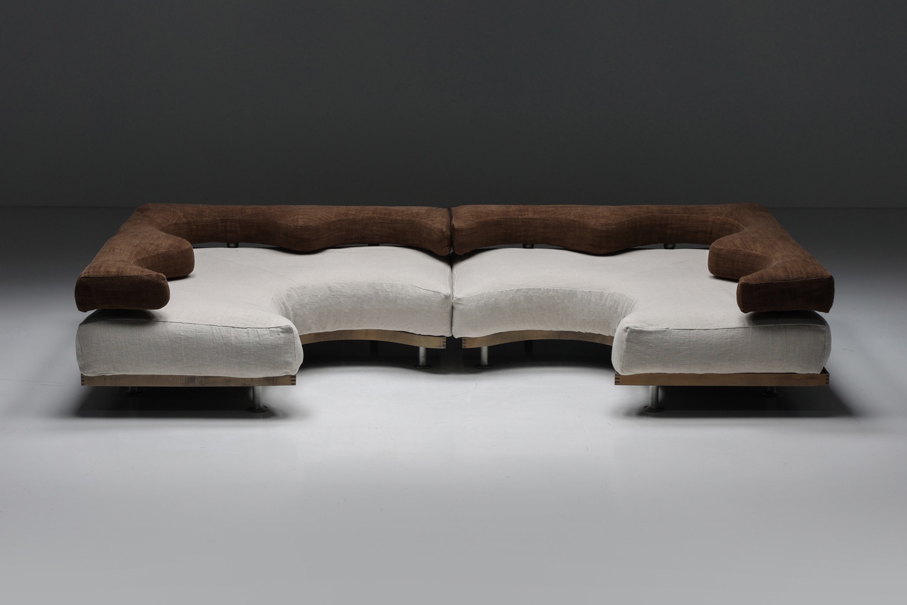Vintage Felicerossi sectional sofa from the 1970s